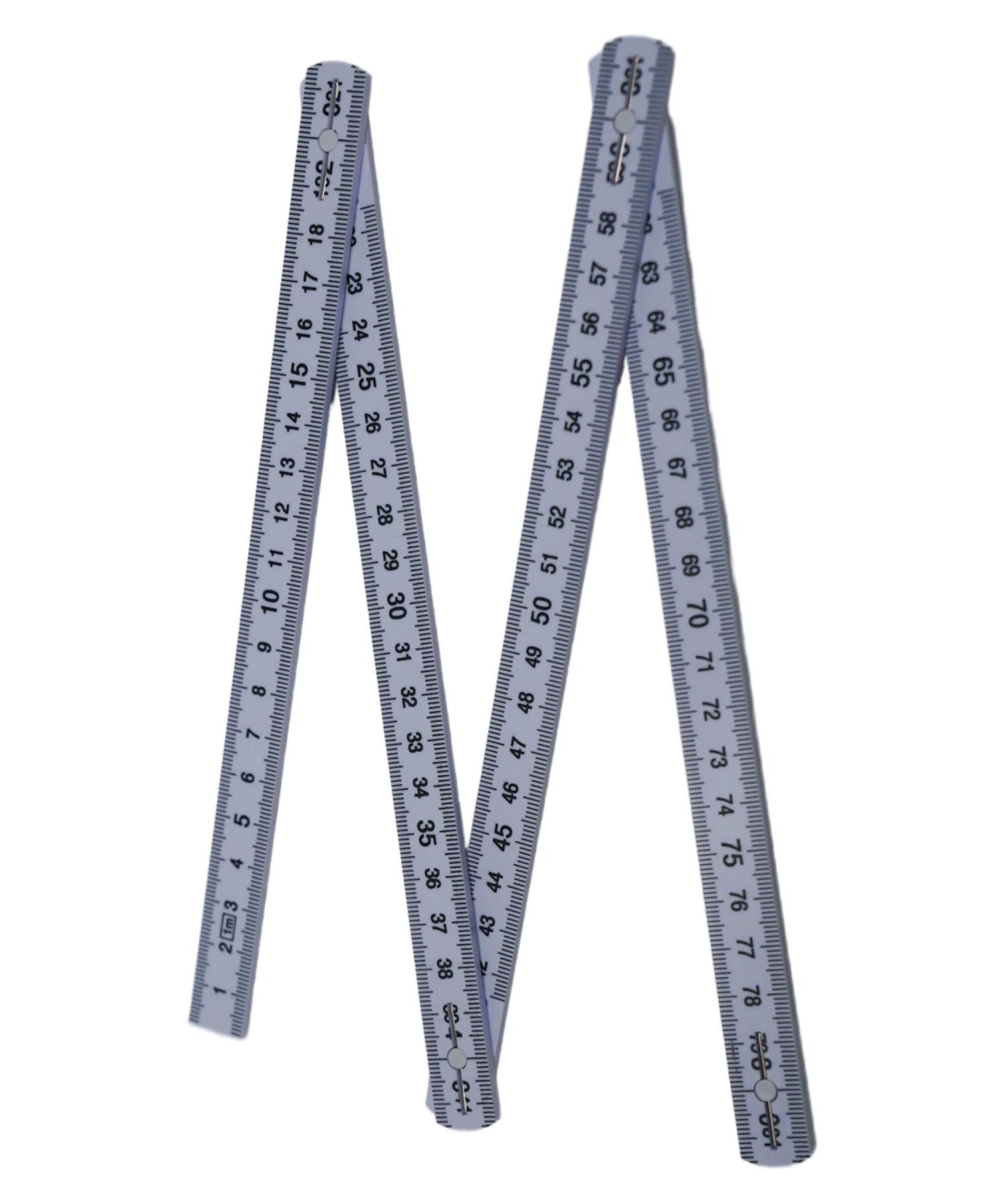 1m Folding Ruler Plastic Rule Measure 3ft Yellow 1000mm