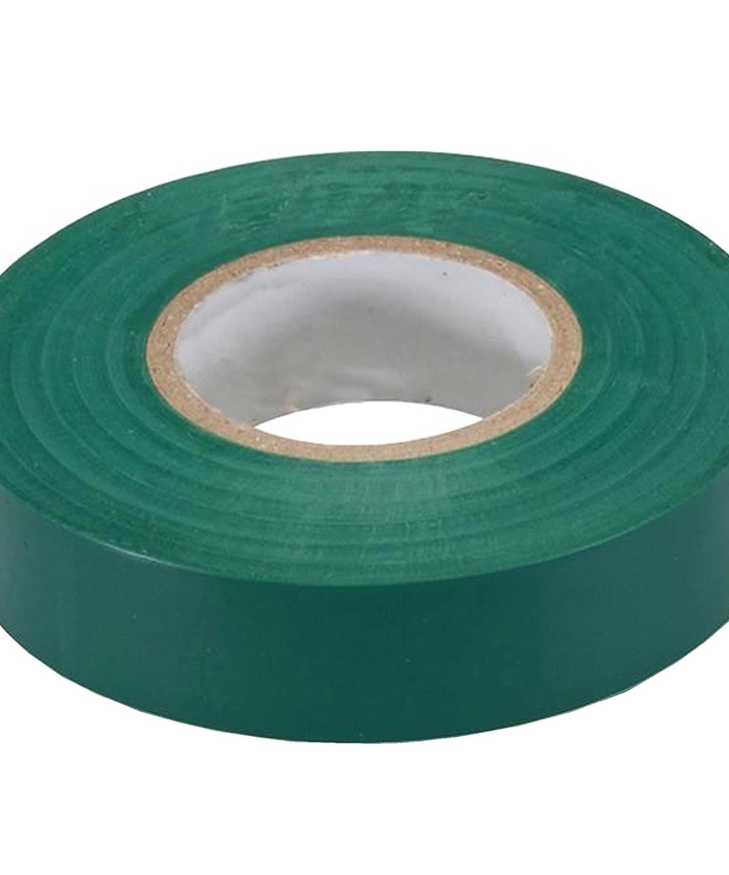(Pack of 10) Electrical PVC Insulation Tape 22m Flame Retardant Rolls Green by Daptez