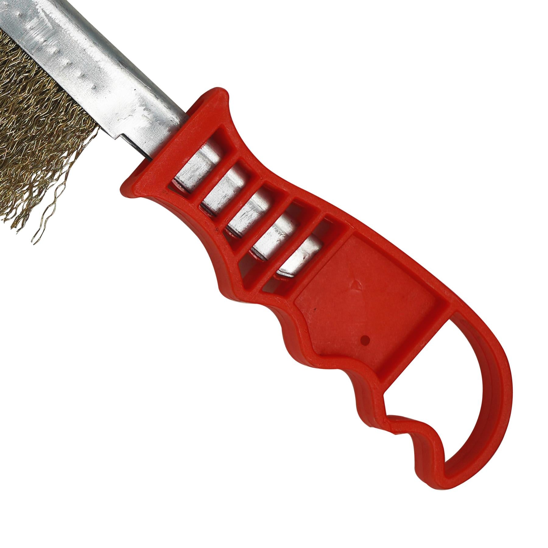 Wire Hand Brush Stainless Steel Bristles Rust Paint Removal 35mm By Dapetz