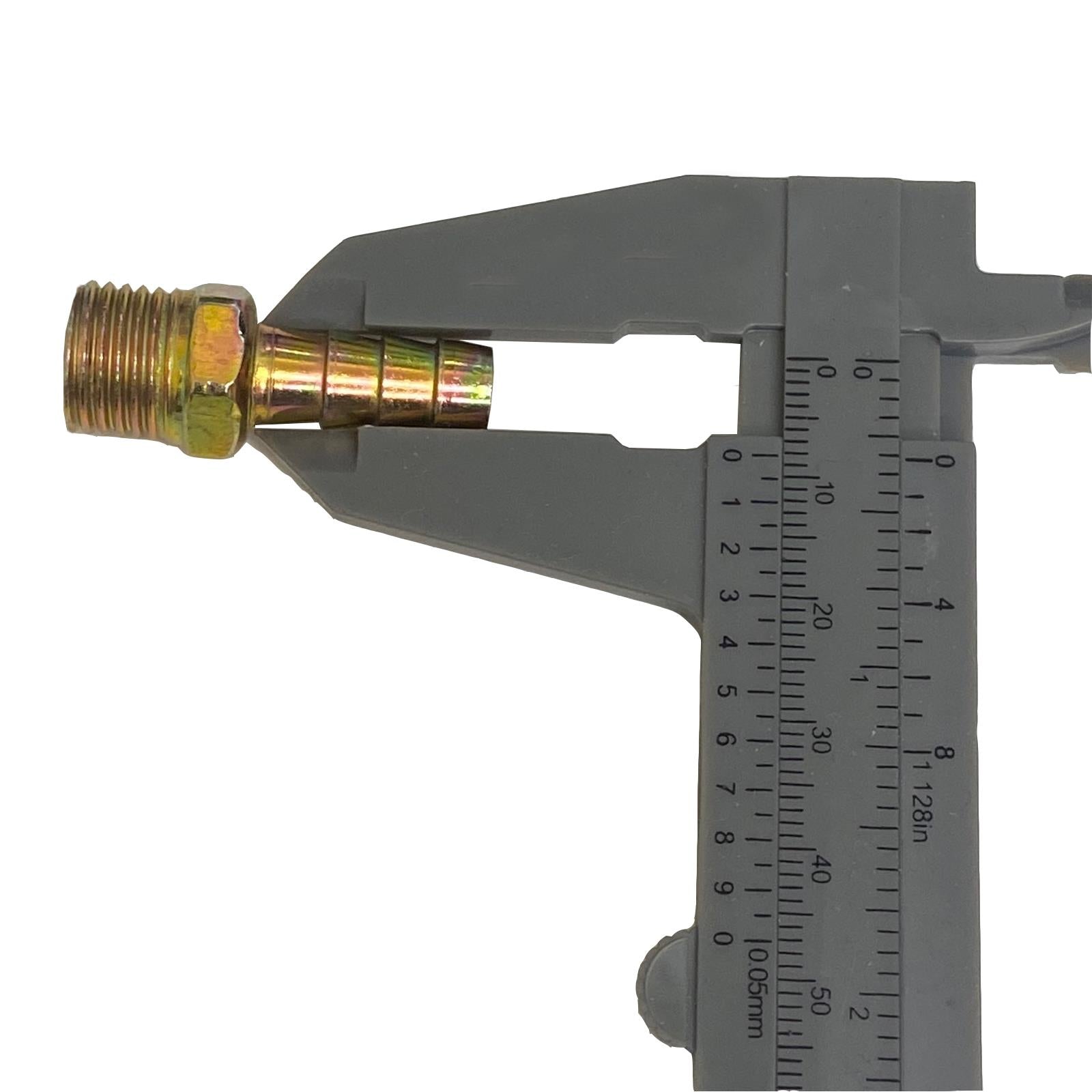Brass 1/4" BSP to 8mm Male Barb Hose Tail Fitting Fuel Air Gas Water Hose Oil