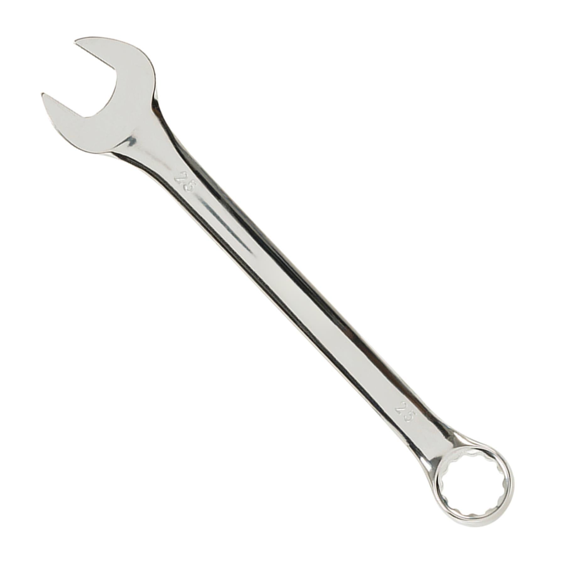 Combination Open Ring Spanner Chrome Mechanics Garage Tools (25mm) By Dapetz