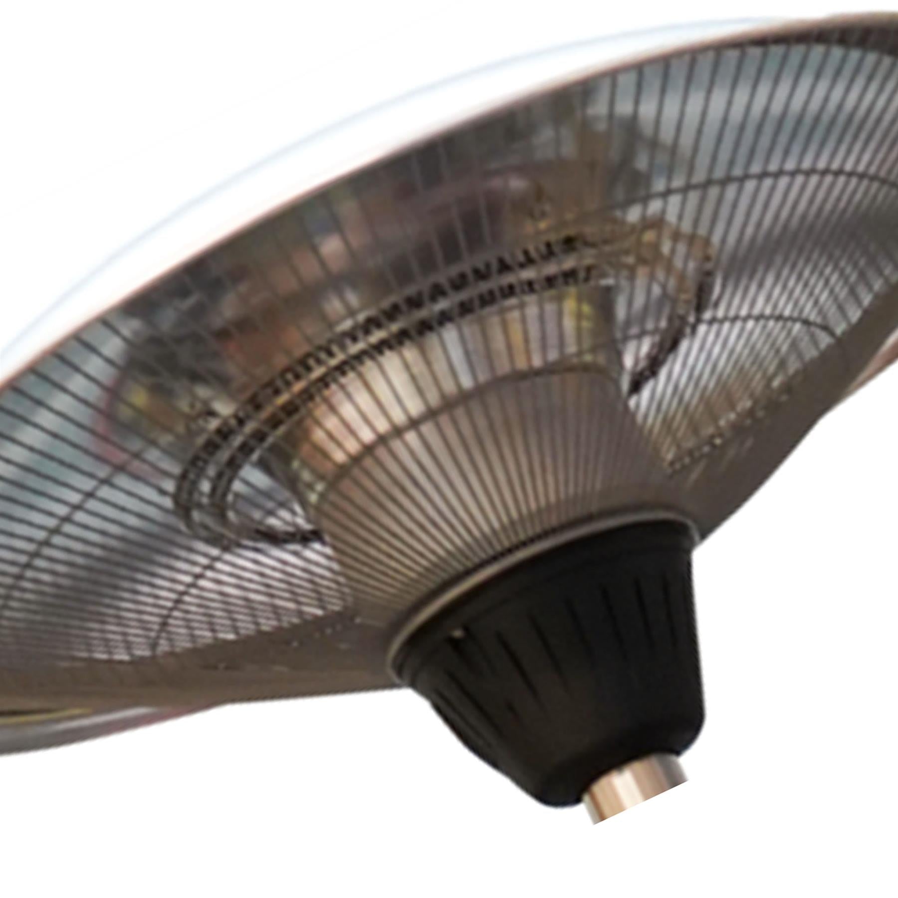 Patio Electric Heater Outdoor/Indoor Portable Heater Freestanding By Dapetz