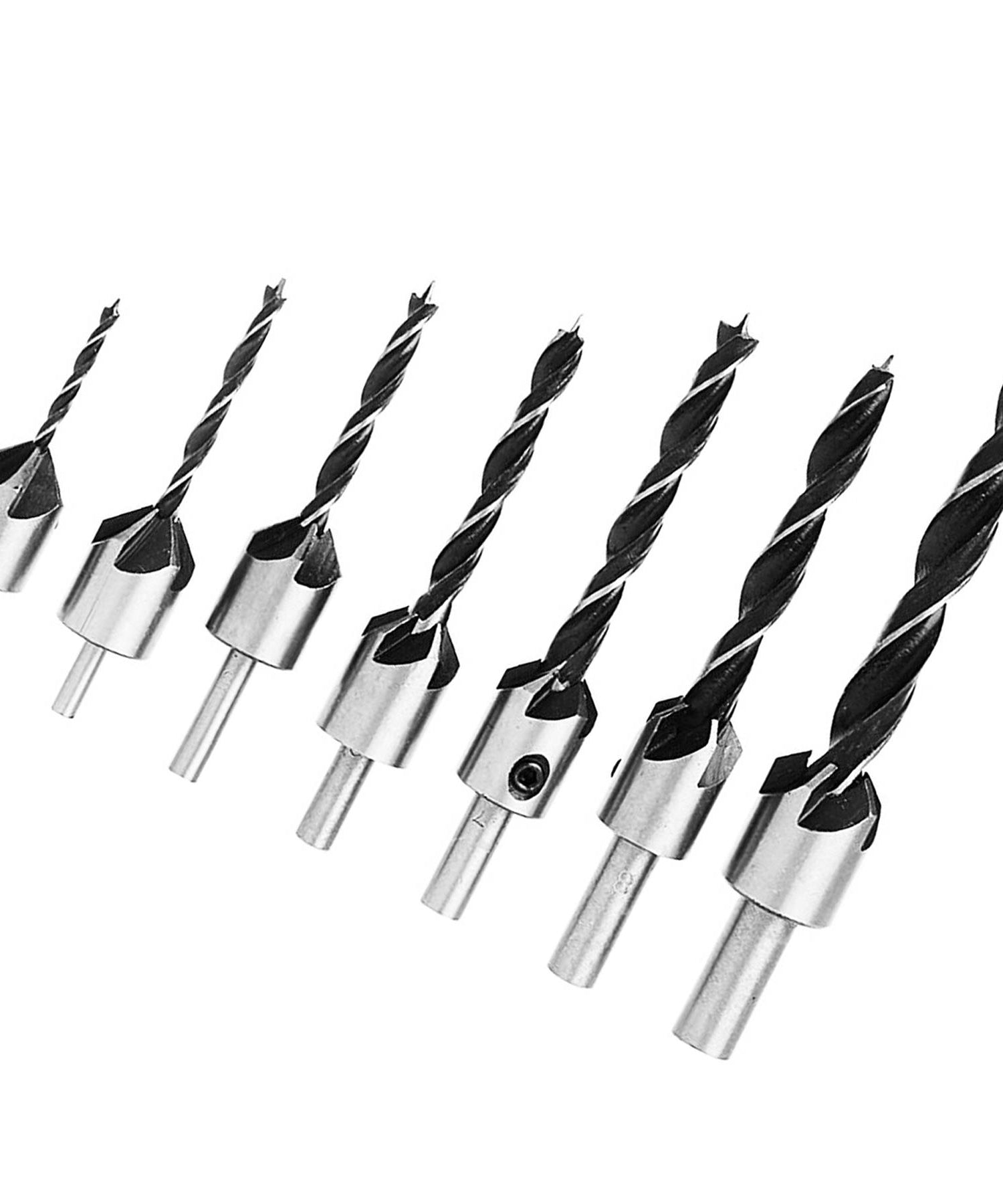 Drill Bit HSS 5-Flute 3 4 5 6 7 8 10mm 7PCS Dapetz