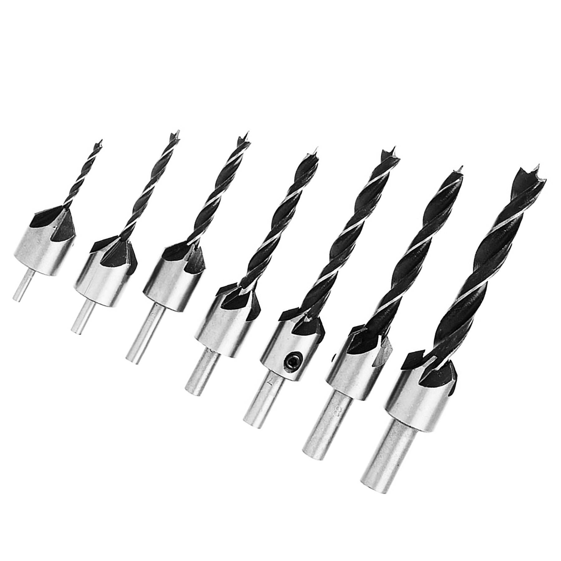 Drill Bit HSS 5-Flute 3 4 5 6 7 8 10mm 7PCS Dapetz