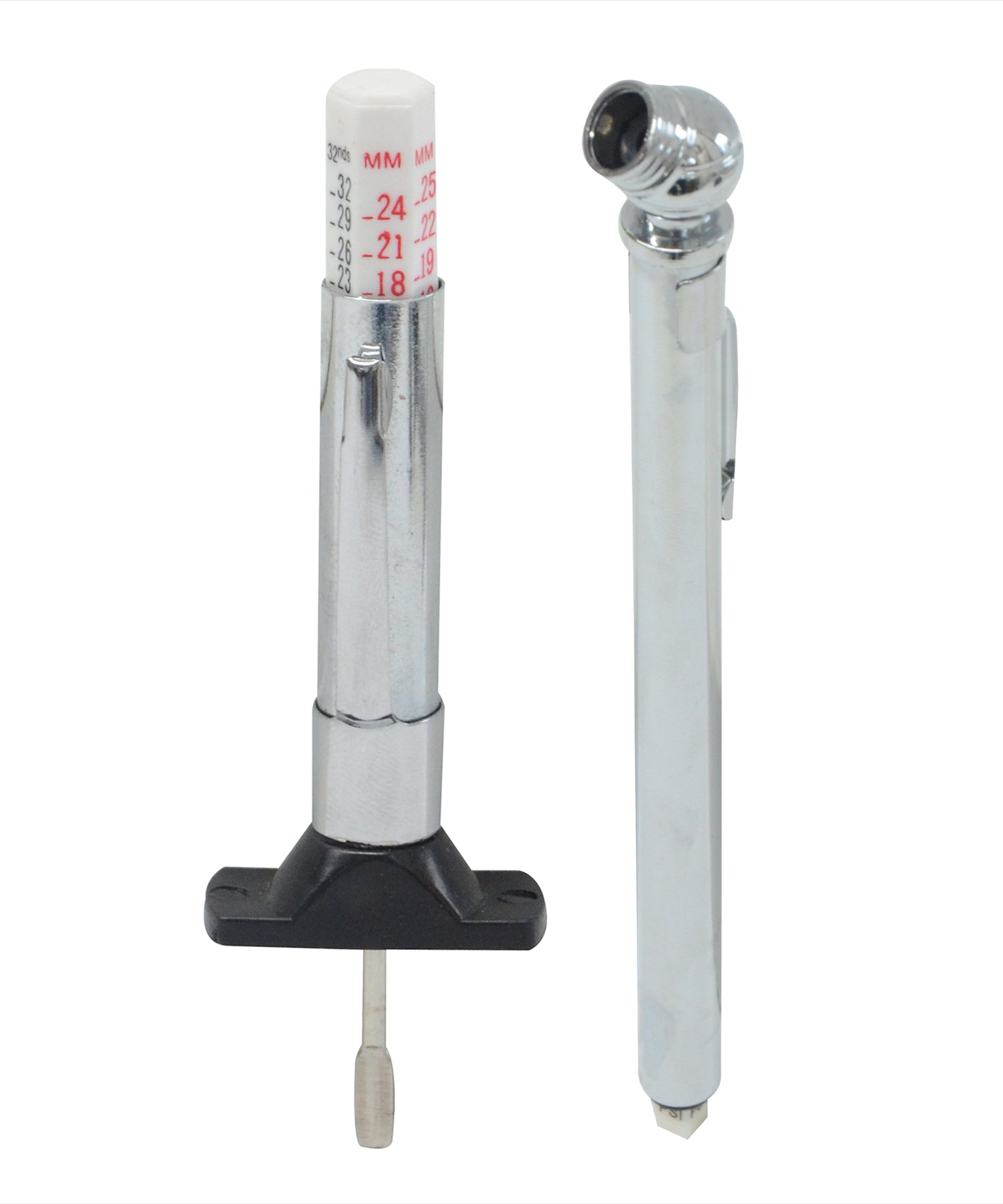 2PCS Tyre Pressure Gauge Safety Kit Include Tyre Tread Depth Gauge Stainless Steel Tyre Depth Measurement Tool For Cars Motorcycles Trucks Buses