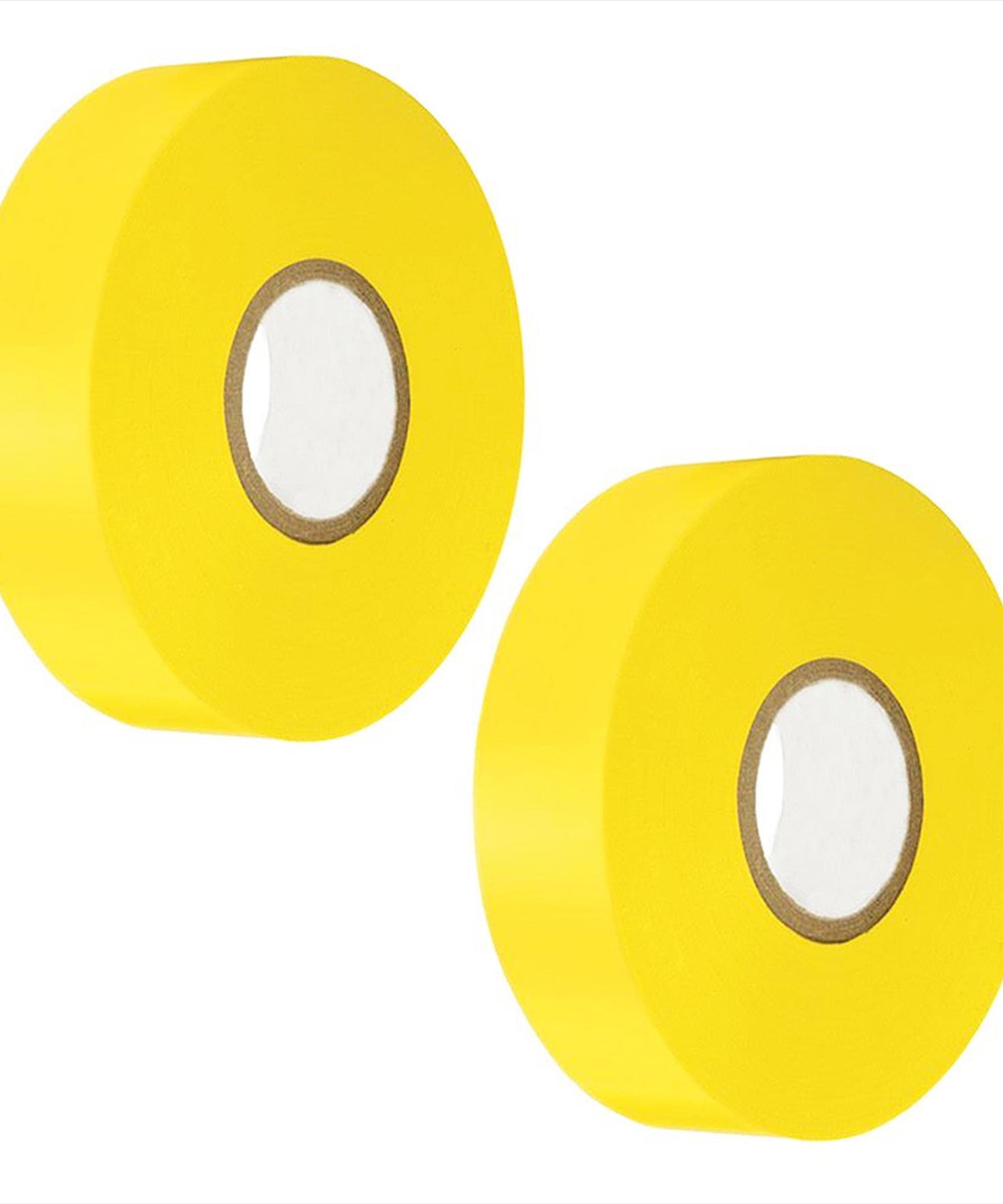 (Pack of 2) Electrical Pvc Insulation Insulating Tape 22m Flame Retardant Rolls Yellow 19mm X 33m by Daptez