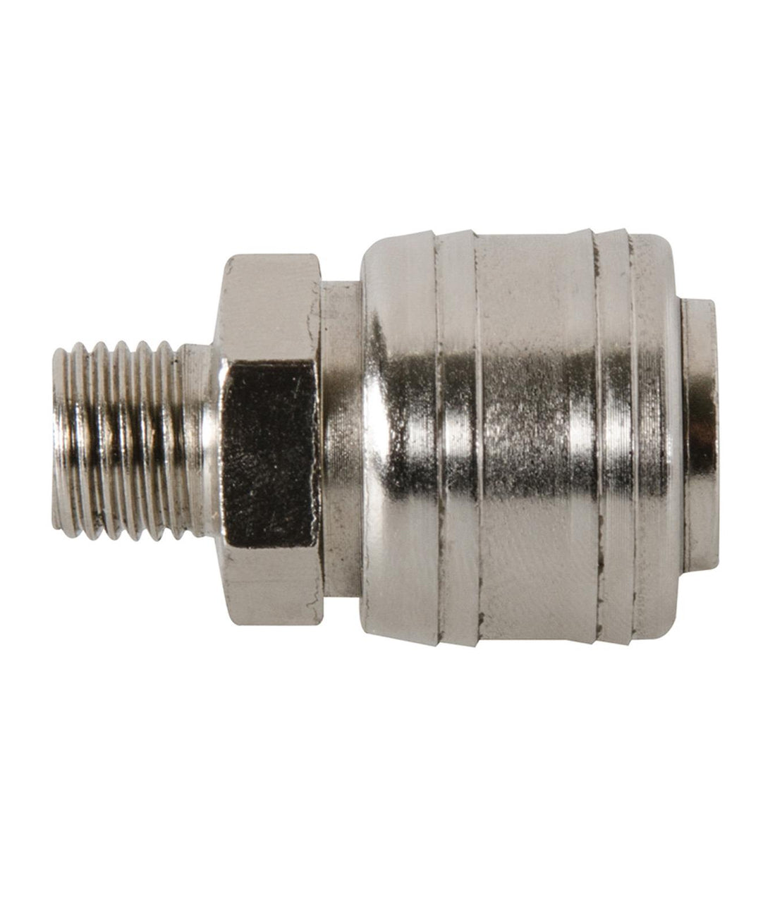 Euro Air Line Hose Fitting Connector Quick Release Coupler 1/4" BSP Bayonet 3Pcs