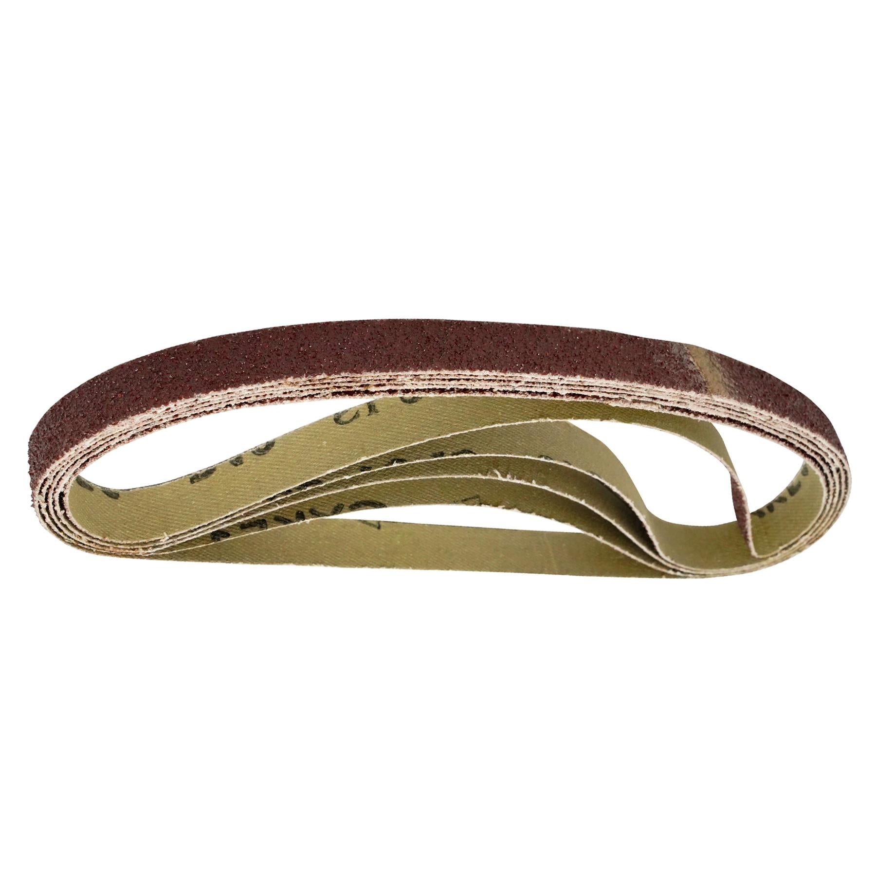 Sanding Belts 13 x 457mm 40 Grits for use with Power Files 5Pk