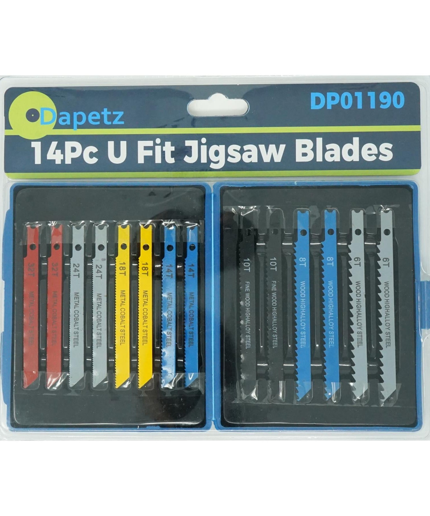 14pc Assorted Jigsaw Blade