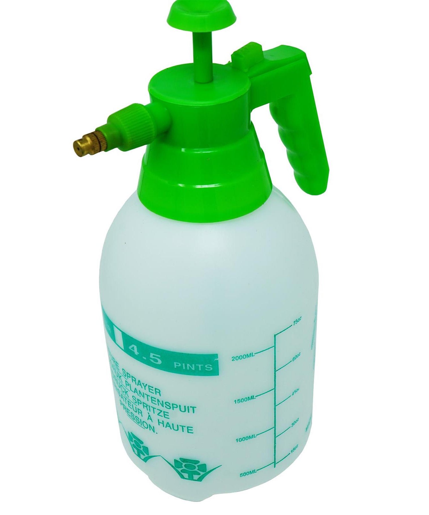 Dapetz 2L Pressure Sprayer Bottle Water Spraying Pump Weed Killer, Watering Plants Indoor & Outdoor Use