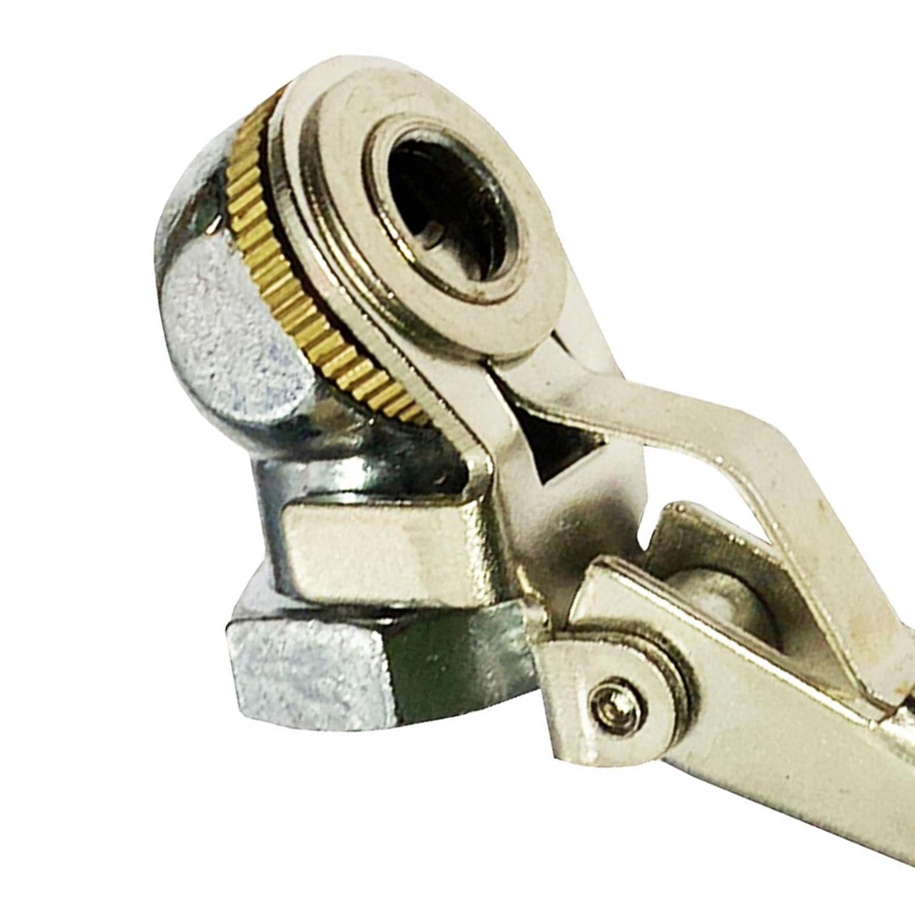 Tyre Valve Air Hose Chuck Airline Inflator Connector Brass Clip On Car Truck By Dapetz