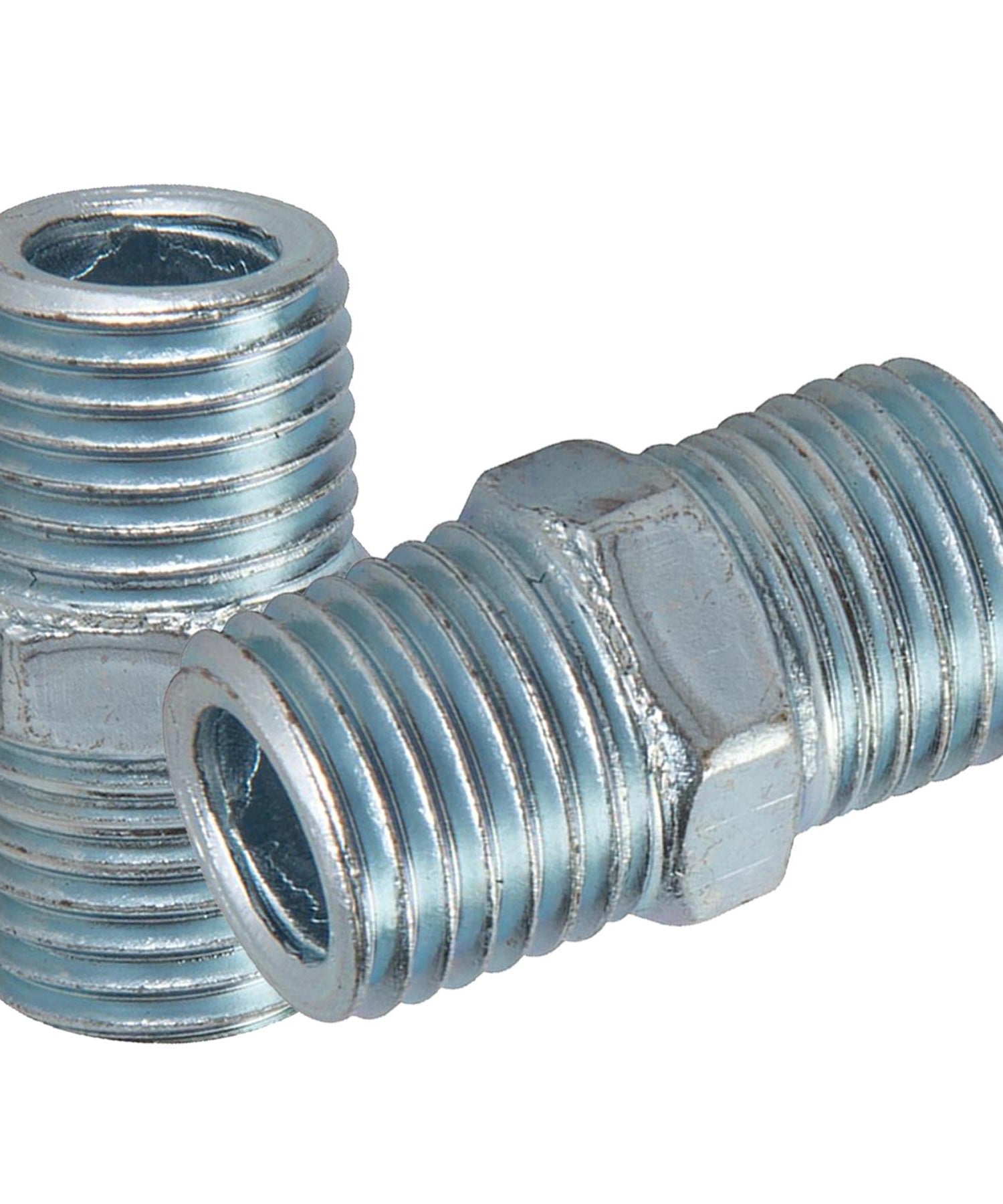 2 Equal Union Connector 1/4" Double Male Adaptor Airline Compressor Hose Fitting