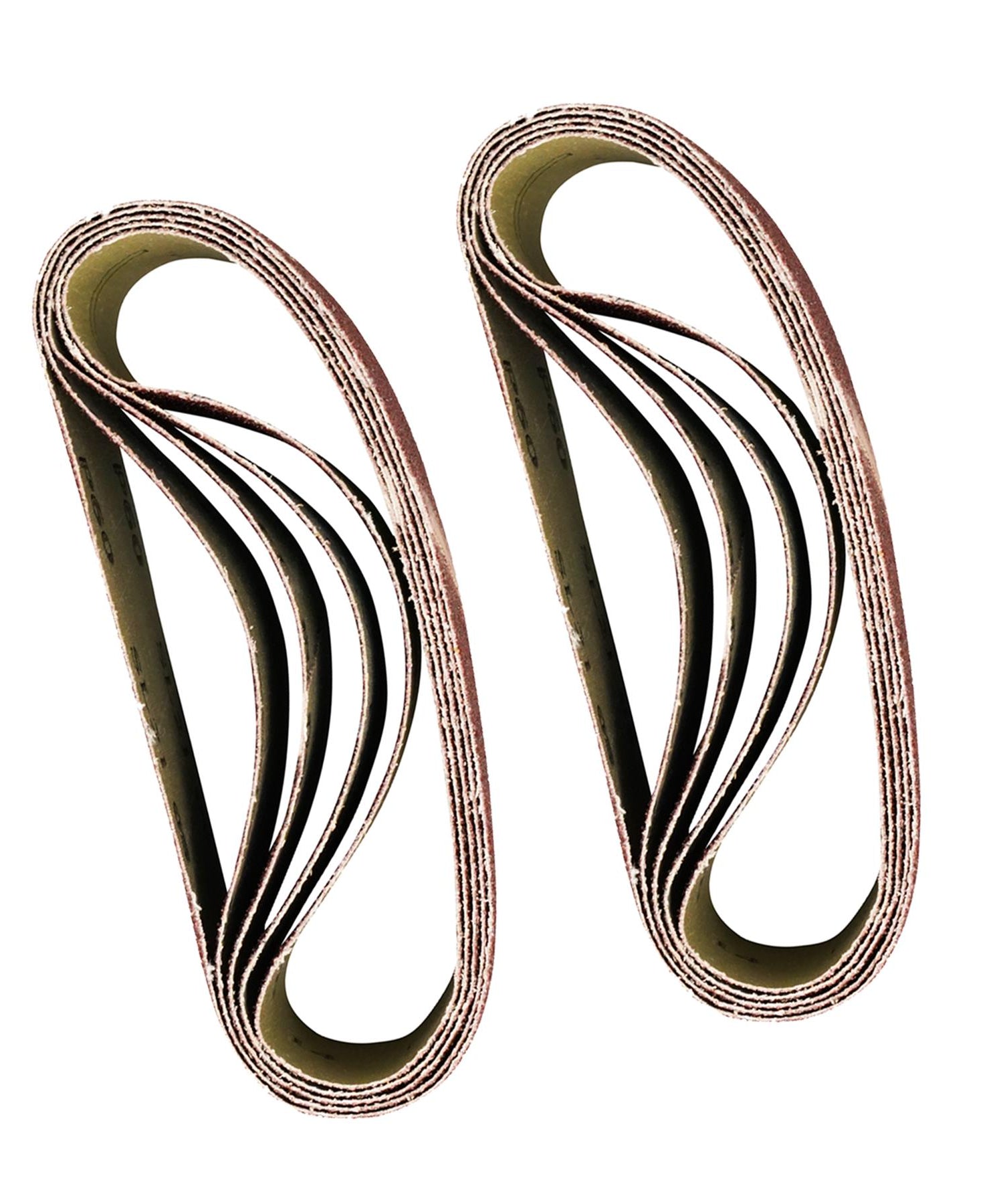 10Pcs Sanding Belts 40mmx305mm Aluminium Oxide 120Grit For Bosch Makita Sander By Dapetz