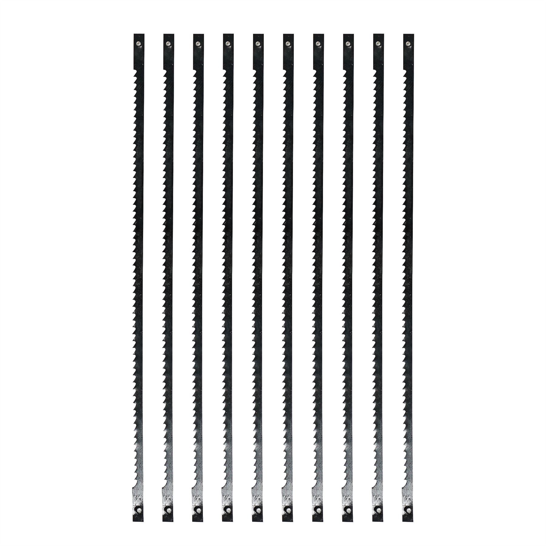 (Pack of 10) Scroll Saw Cutting Blades 14 TPI 130mm Long Pin by Dapetz