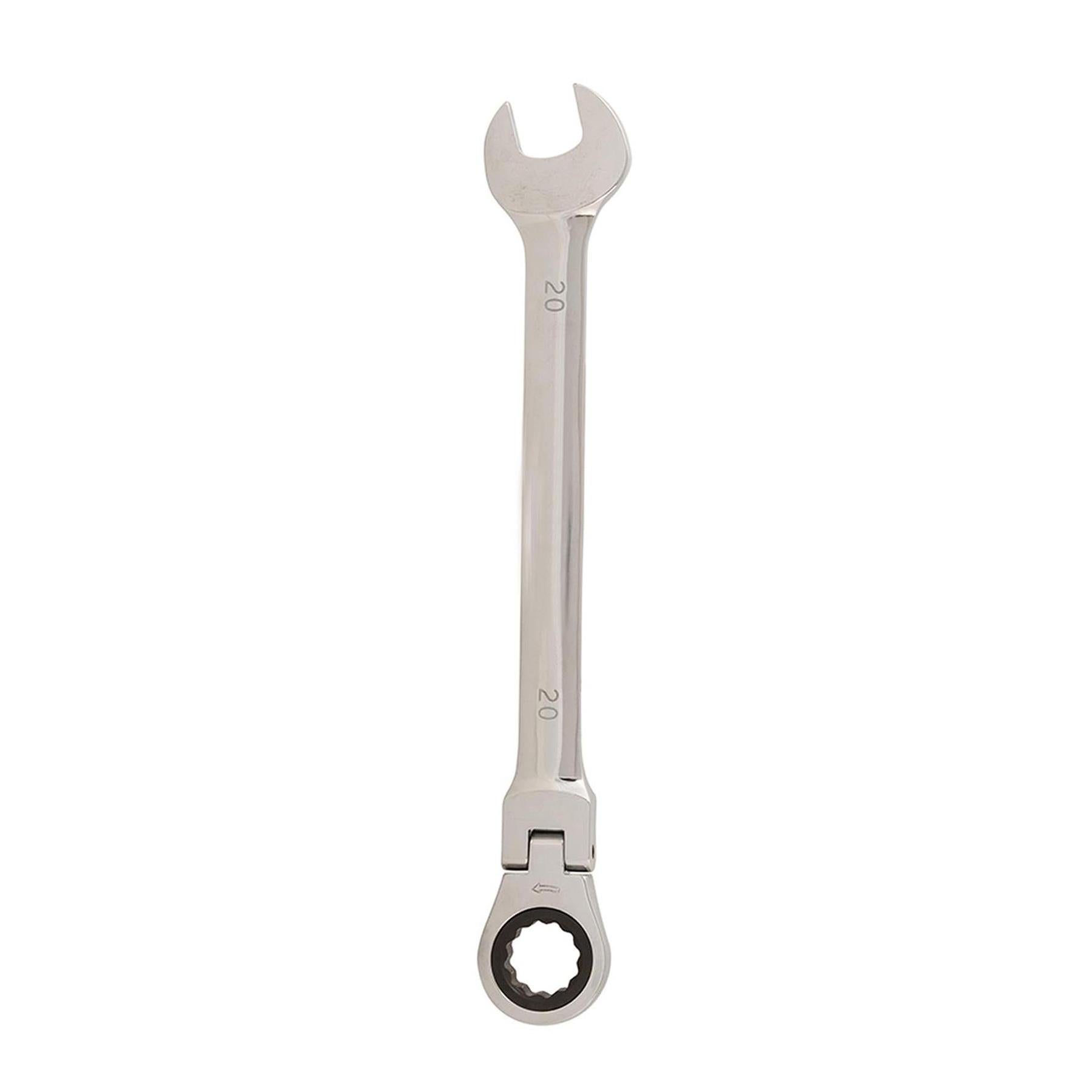 Flexible Head Ratchet Metric Spanner