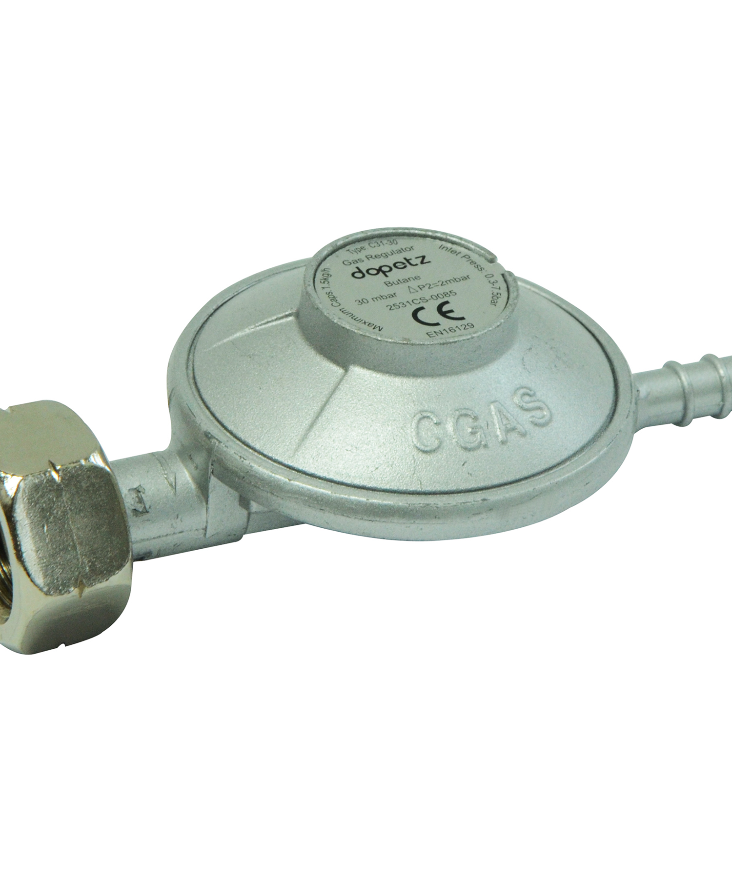 Butane Gas Regulator Screw On Type Fit Calor 4.5 KG Cylinder Irish F-Valve Screw