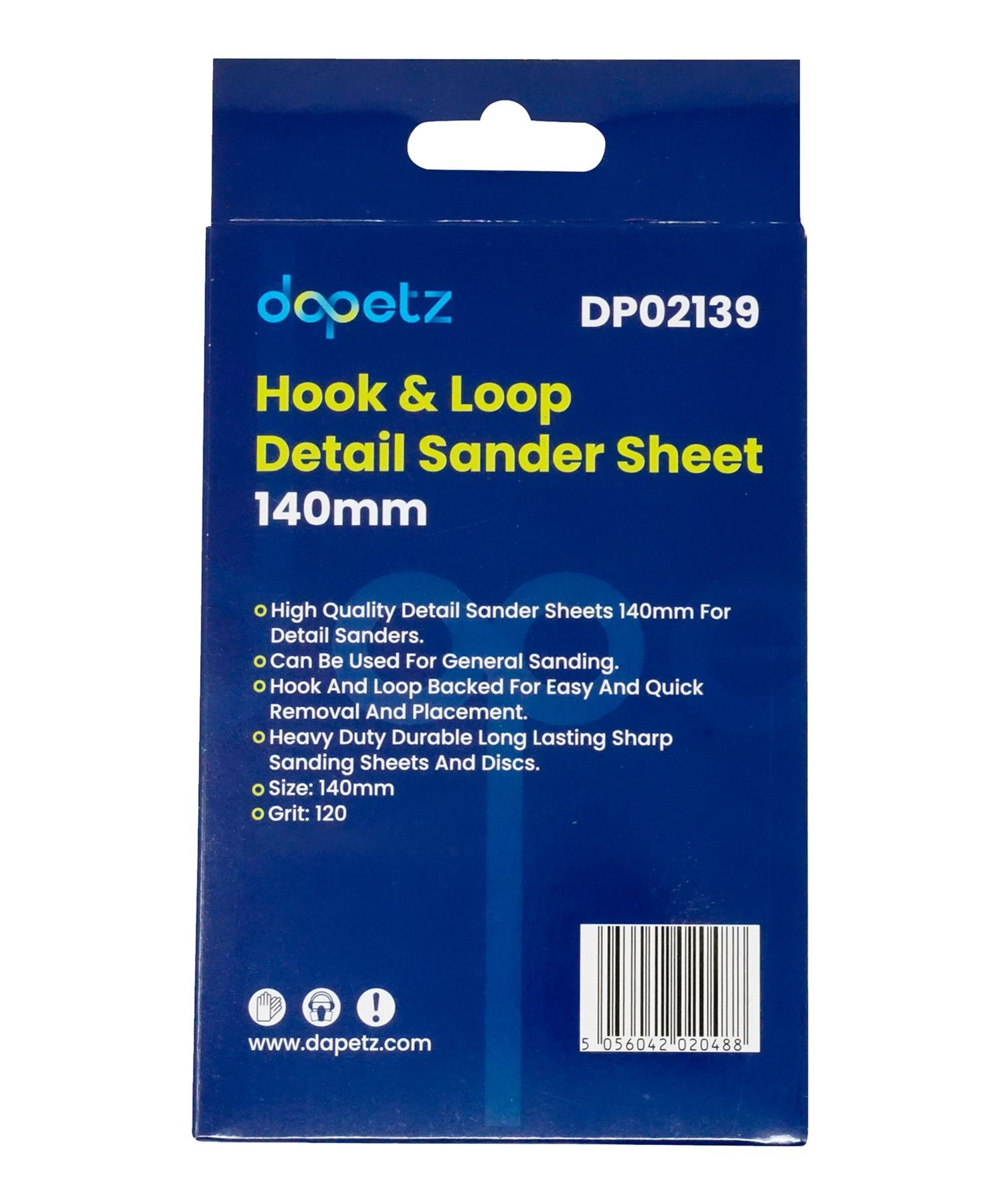 Mouse Sanding Sheets 120 Grit Hook & Loop Sander Pads 5-Holes Sand Paper 40PCS By Dapetz