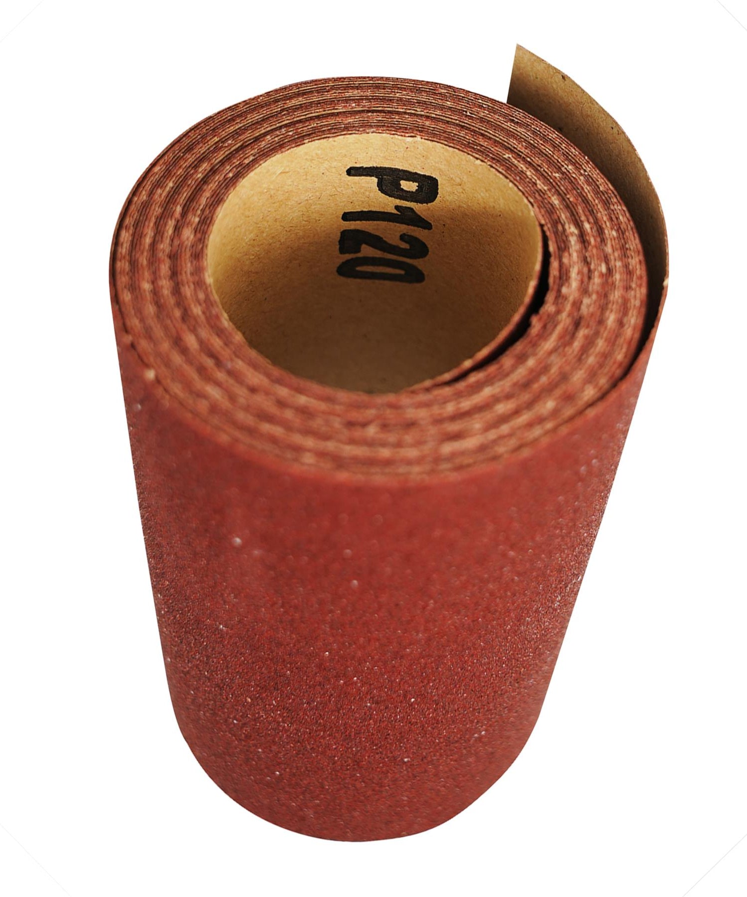 ALUMINIUM OXIDE SANDING ROLL 115mm 5m RED GRIT 120 by Daptez