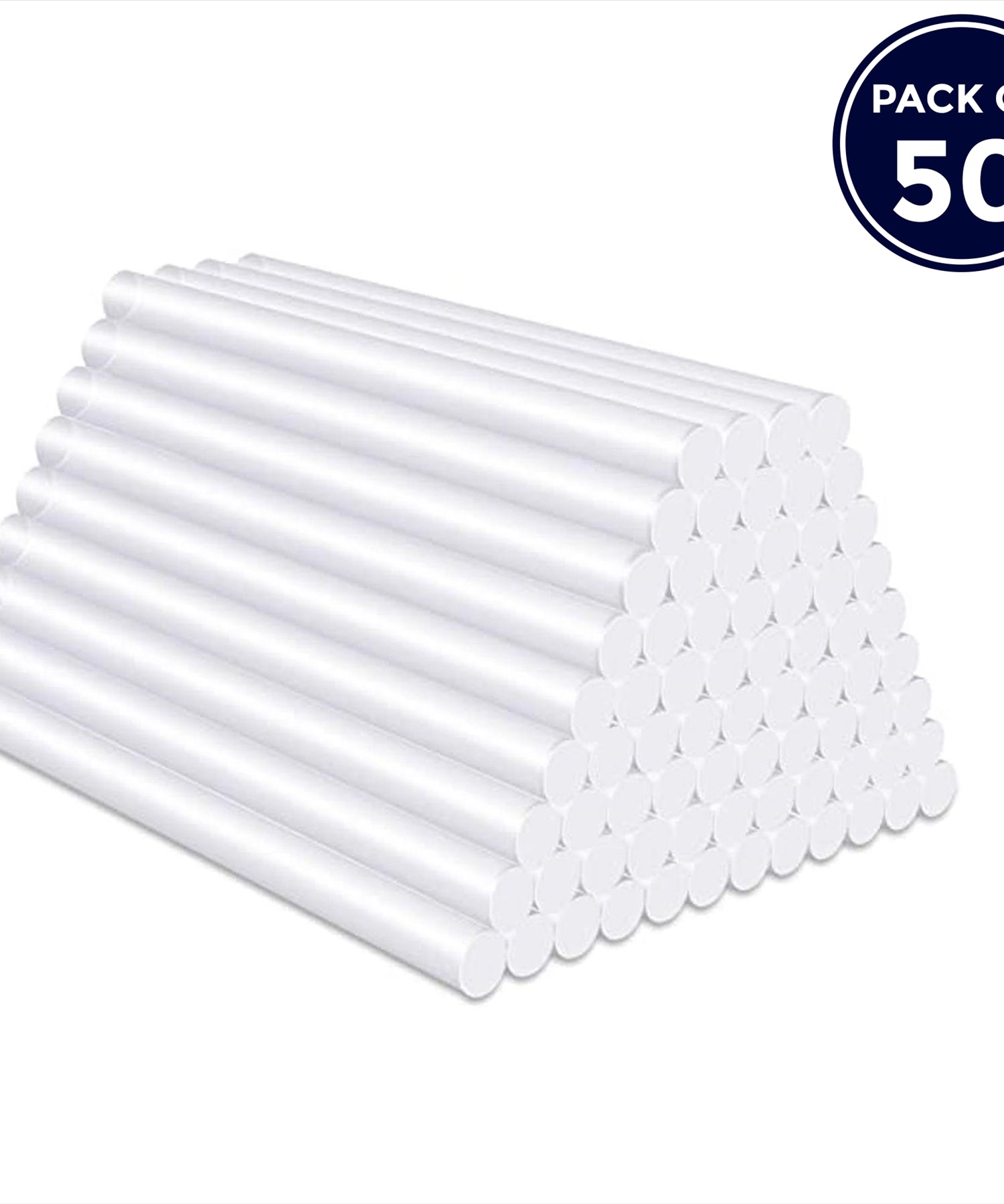 Hot Melt Glue Gun Sticks 7mm x 200mm – Clear Adhesive for Mini Craft Glue Guns (50pcs) By Dapetz