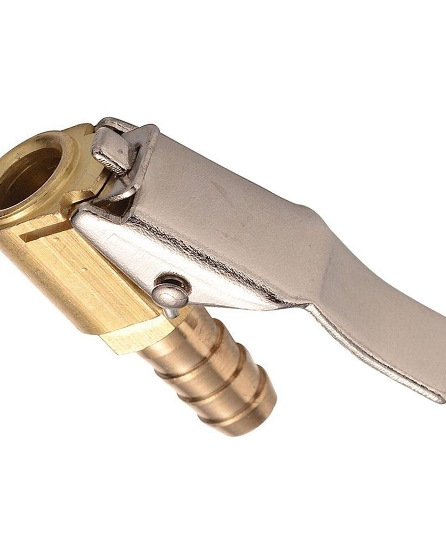 Tyre Valve Air Connector Car Truck Airline Inflator for 8mm Hose Brass lock Clip