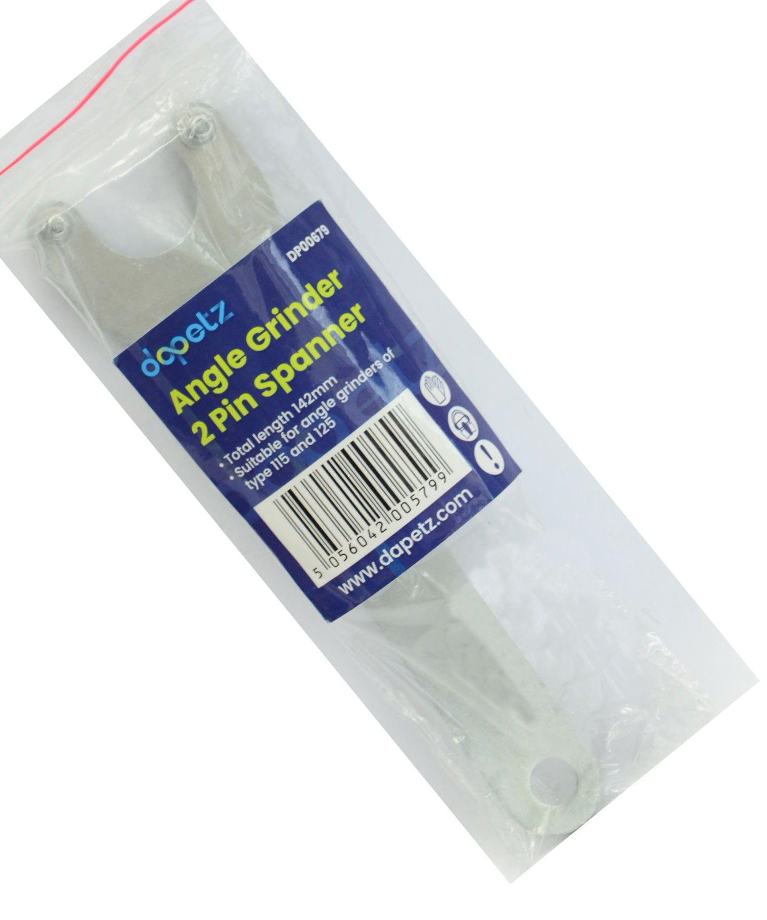 Angle Grinder 2 Pin Spanner / Key For 4-1/2" 115mm Grinders For Replacing Discs By Dapetz