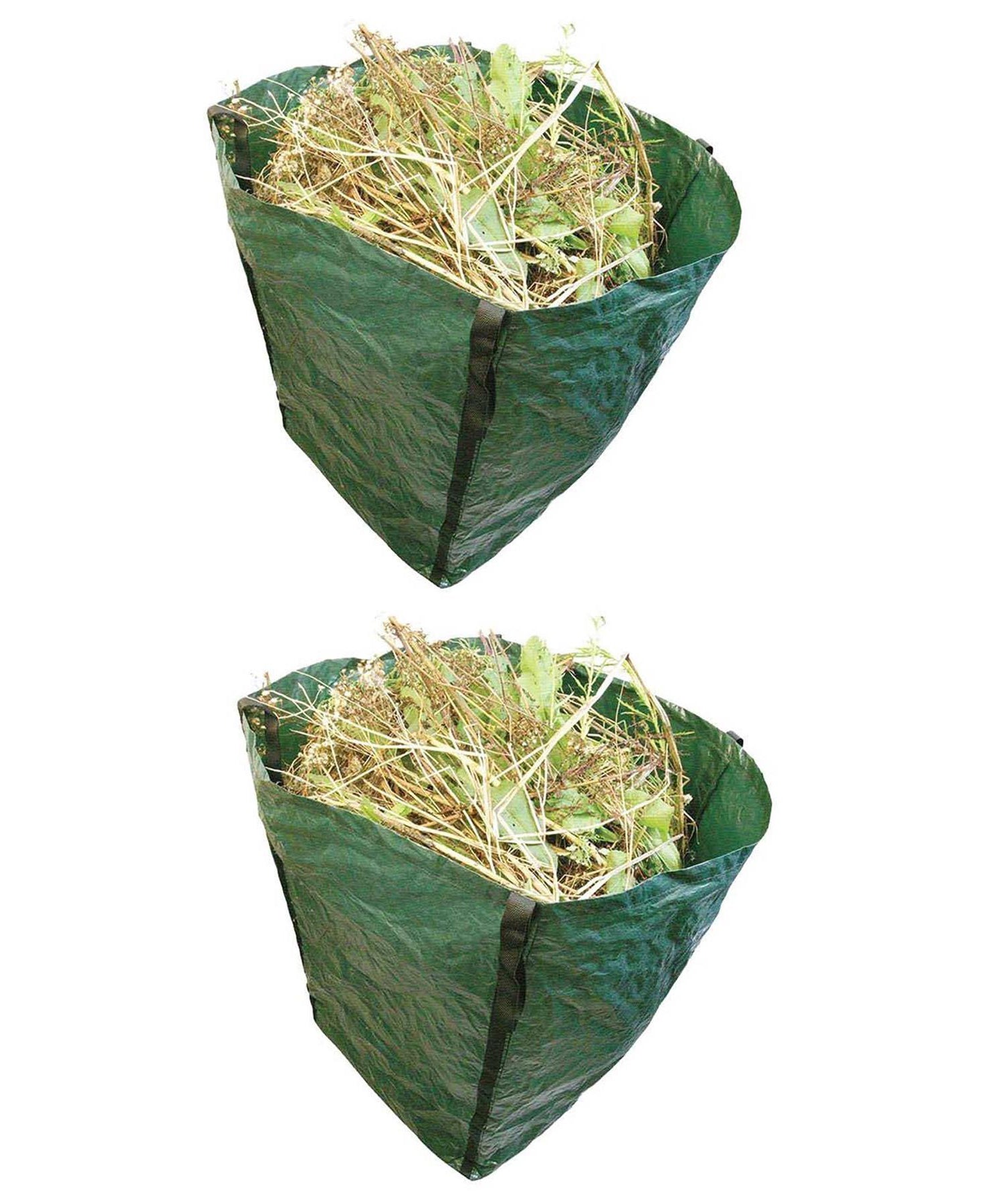 4 x Large Garden Waste Recycling Tip Bags Tear Woven Plastic By Dapetz
