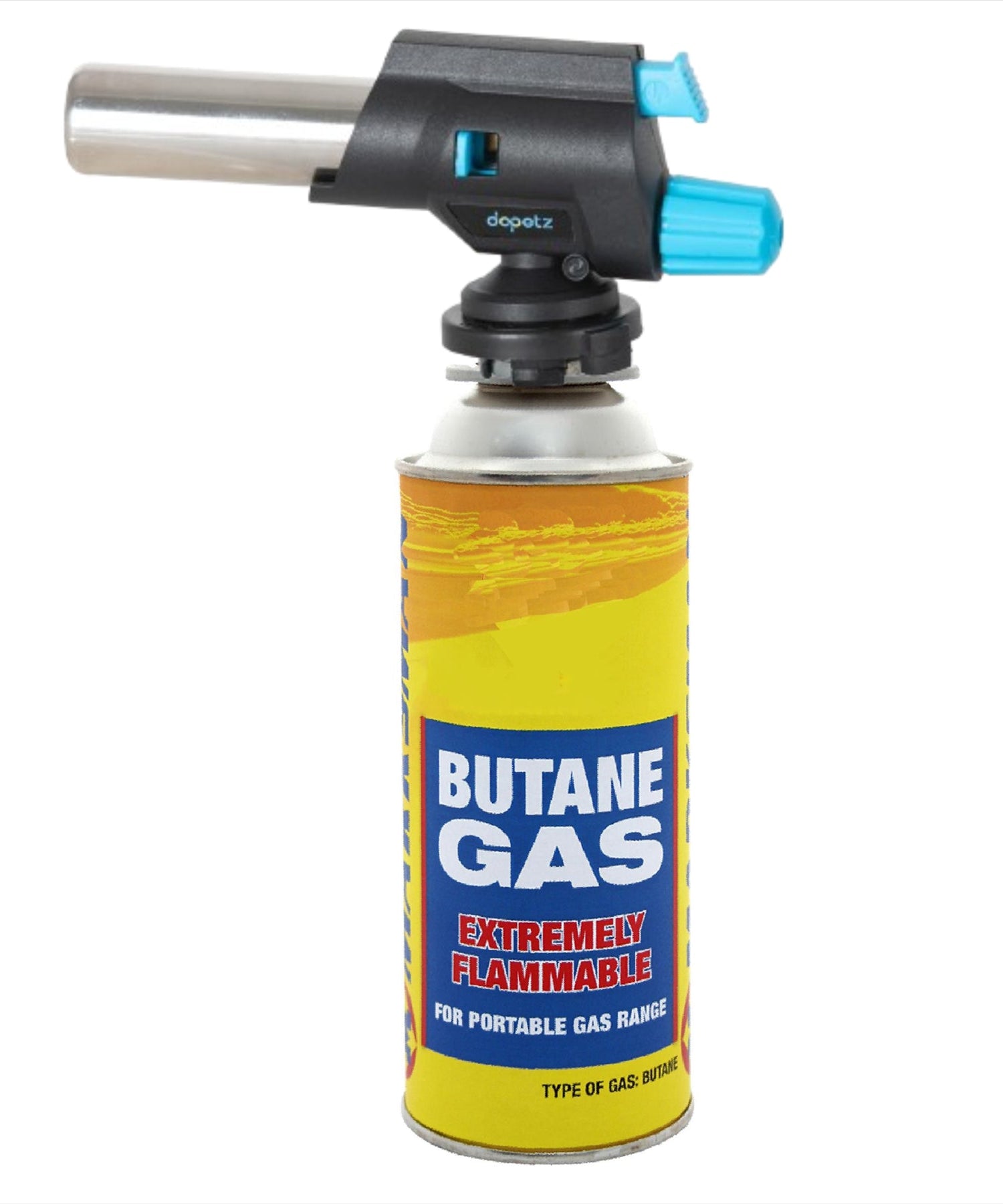 Butane Gas Blow Adjustable Flame Chef Creme Brulee Cooking Soldering 8 Gas Can