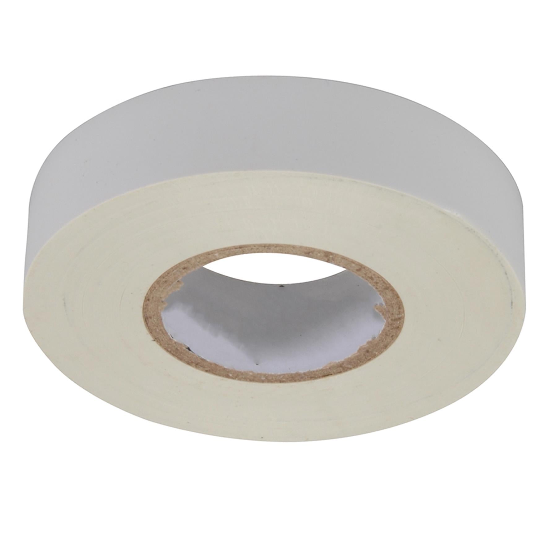 (Pack of 2) Electrical PVC Insulation Insulating Tape 22m Flame Retardant White by Daptez