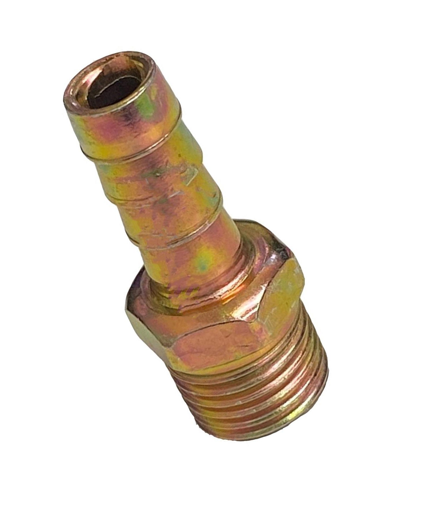 Brass 1/4" BSP to 8mm Male Barb Hose Tail Fitting Fuel Air Gas Water Hose Oil