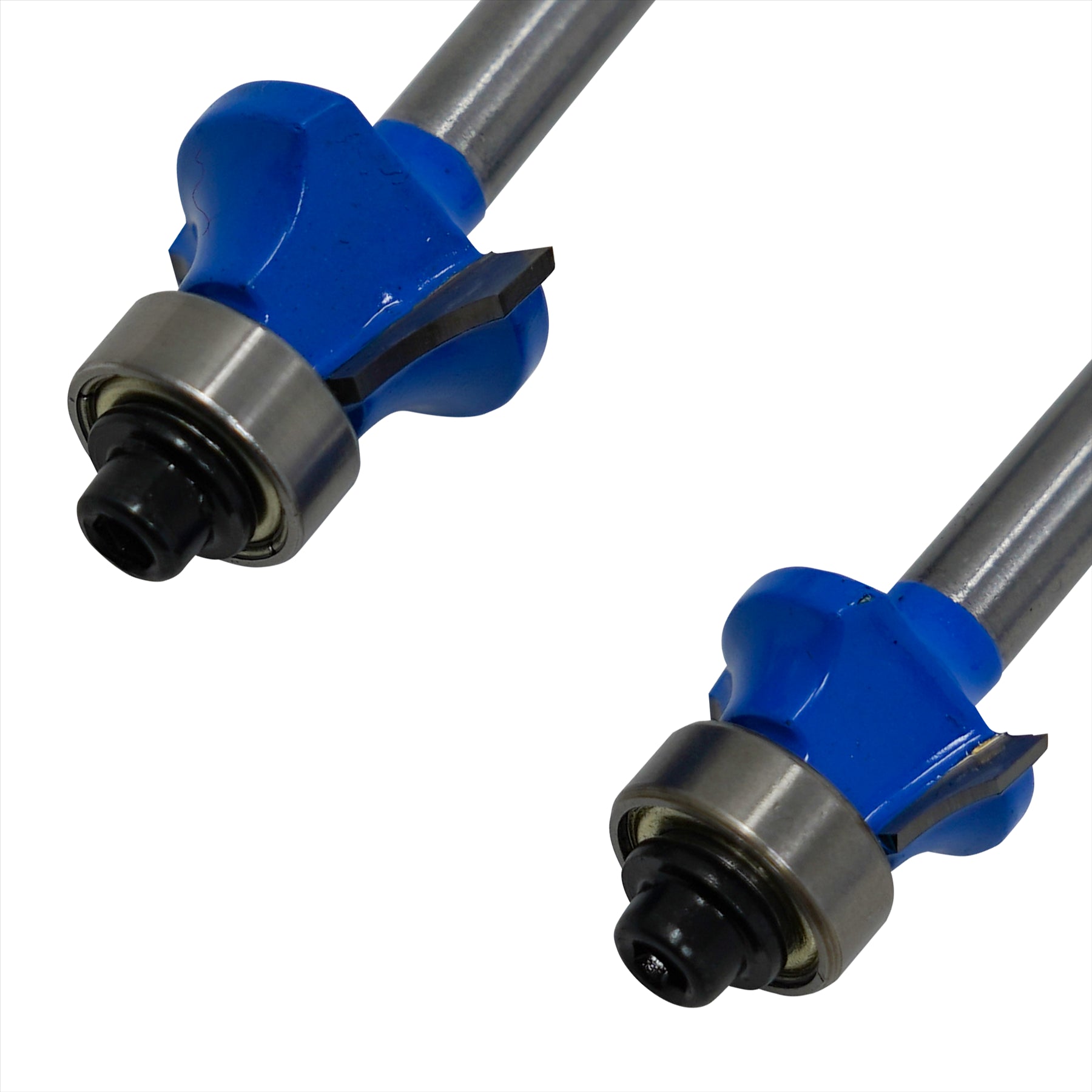 1/4" Shank Round Over Router Bit Set – 4Pc Woodworking Cutter