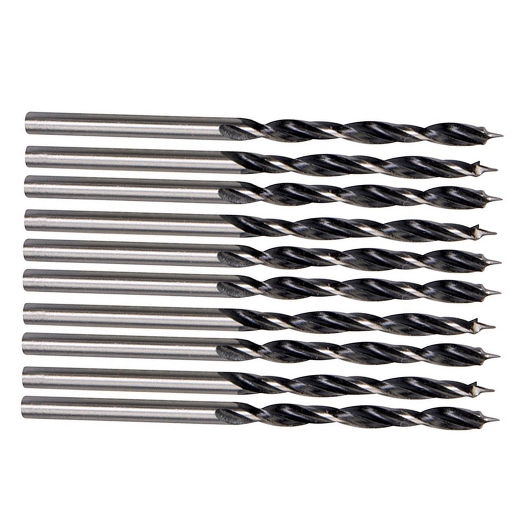 10-Pack Lip & Spur Drill Bits 