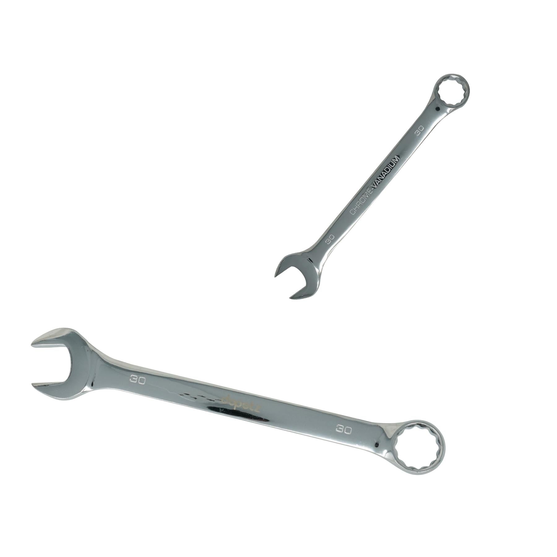 Combination Open Ring Spanner Chrome Mechanics Garage Tools 30mm by Daptez
