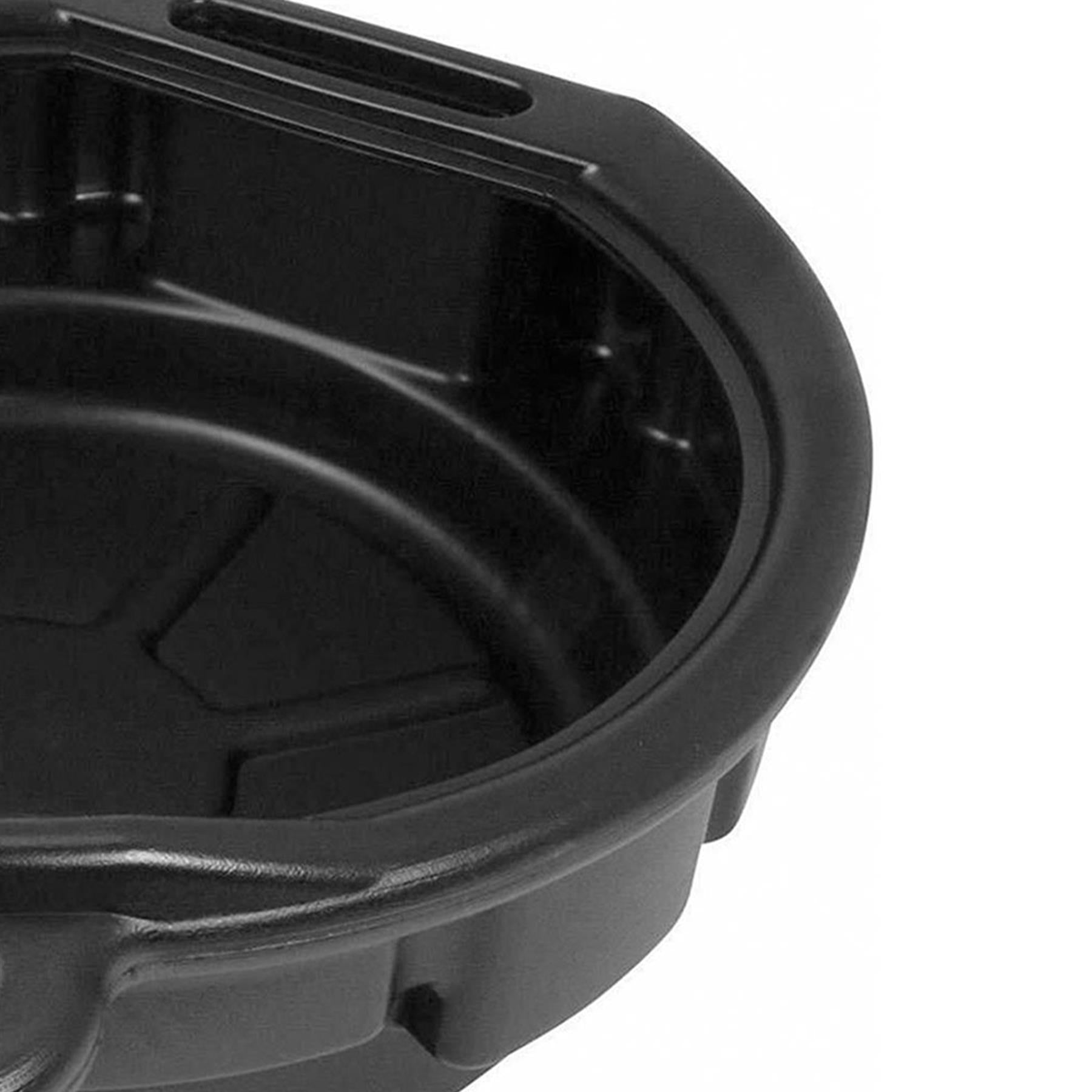 16 Litre Oil Drain Pan Engine Gear Fluid Water Tray Car Van Bike Garage Tool By Dapetz