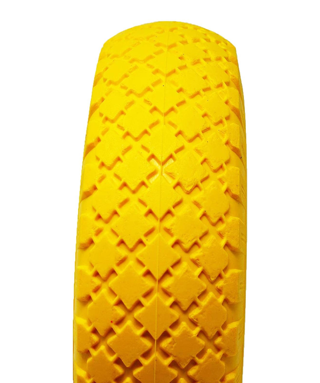 10" Yellow Puncture Burst Proof Sack Truck Trolley Wheel & Axle by Dapetz