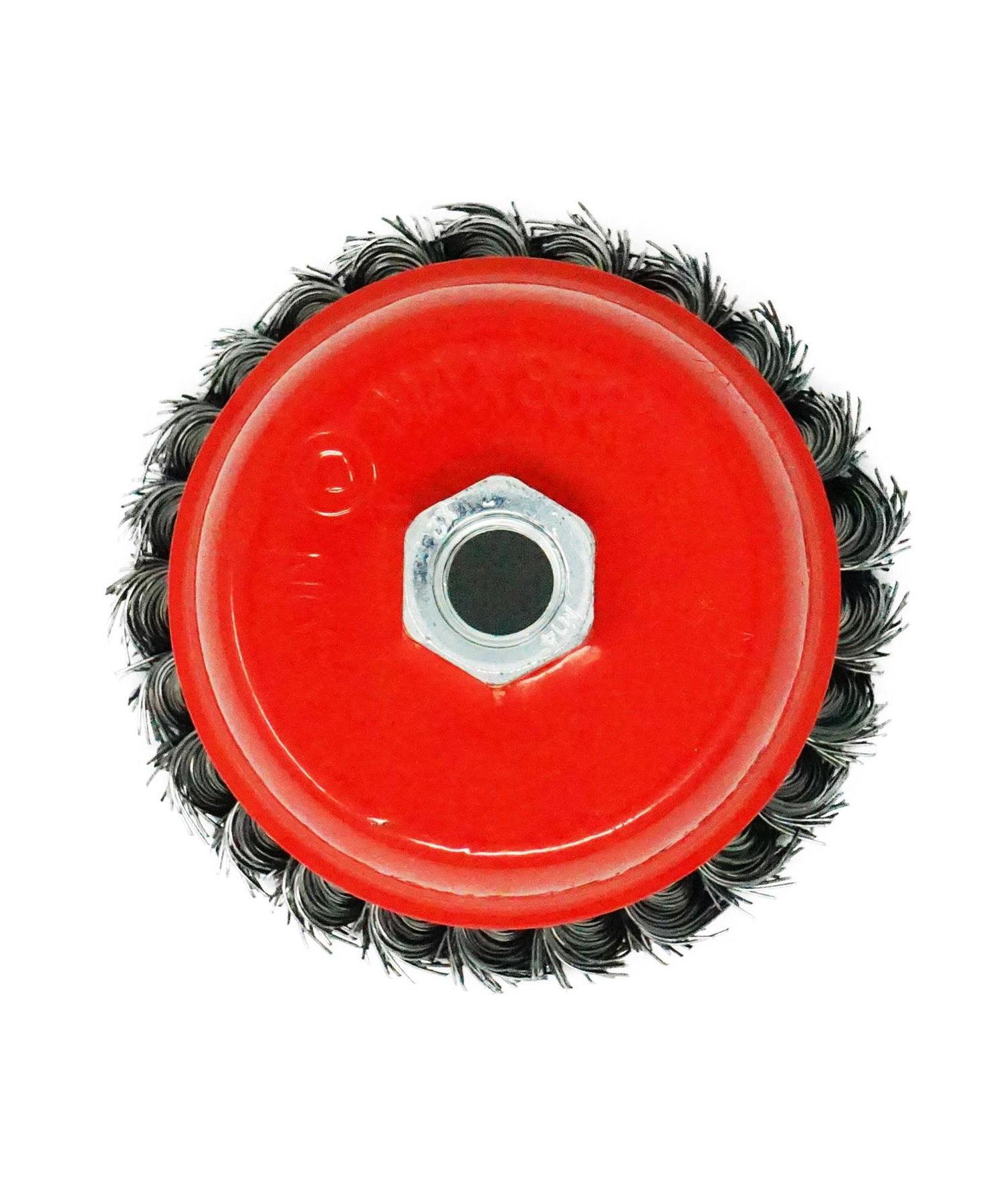 Twist Knot Wire Wheel Cup Brush 4" M14 for 4 1/2" 100mm Angle Grinder