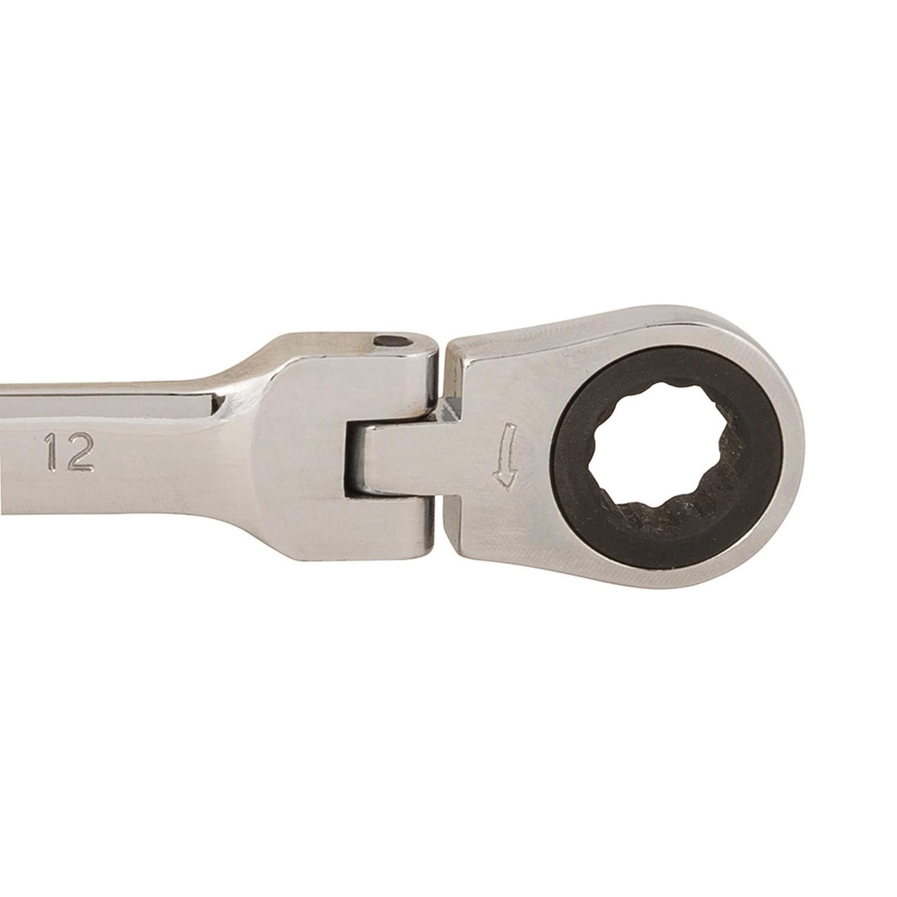 Spanner Ratchet Head Open End 12mm Flexible Metric & Dapetz