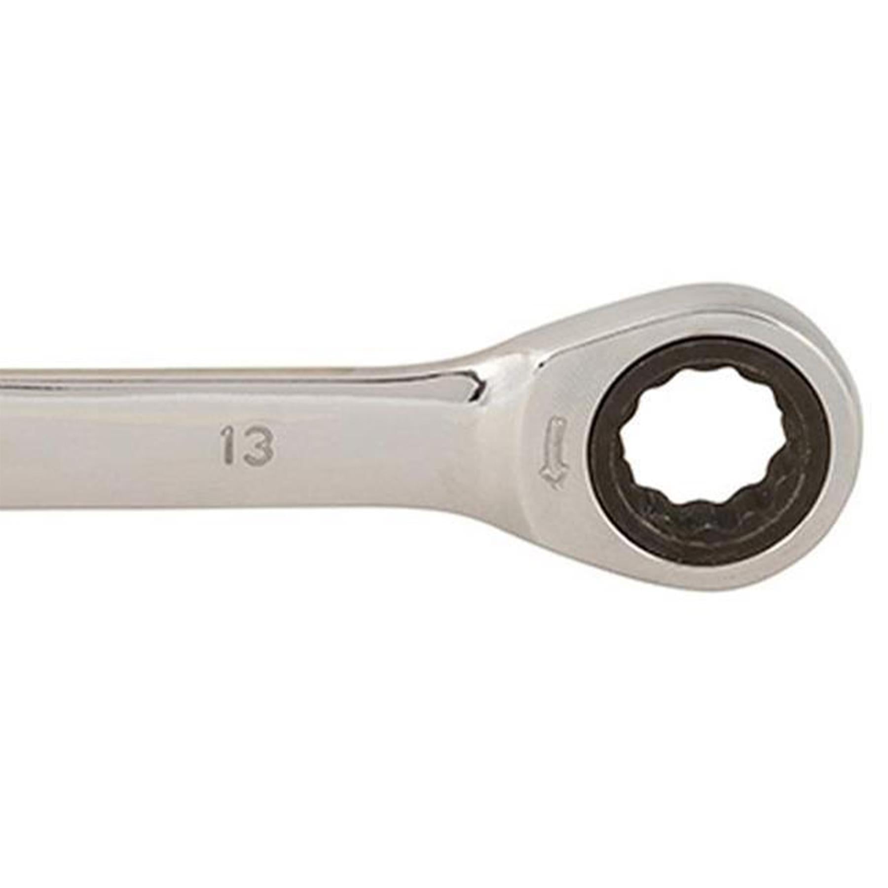 Fixed Head Ratchet Metric Spanner Open End Ring Combination 13mm By Dapetz