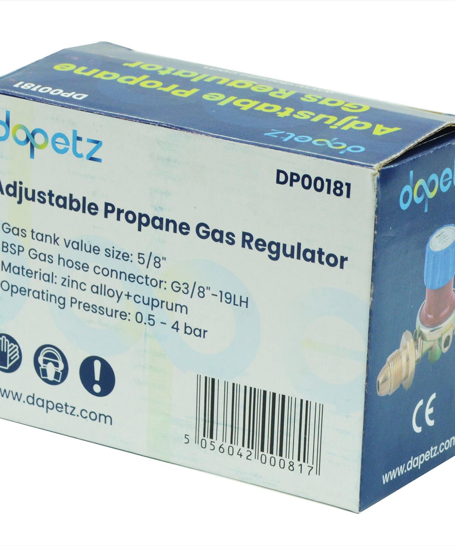 Adjustable Propane Gas Regulator 500 - 4000 mbar Variable Gas Flow BBQ Heater