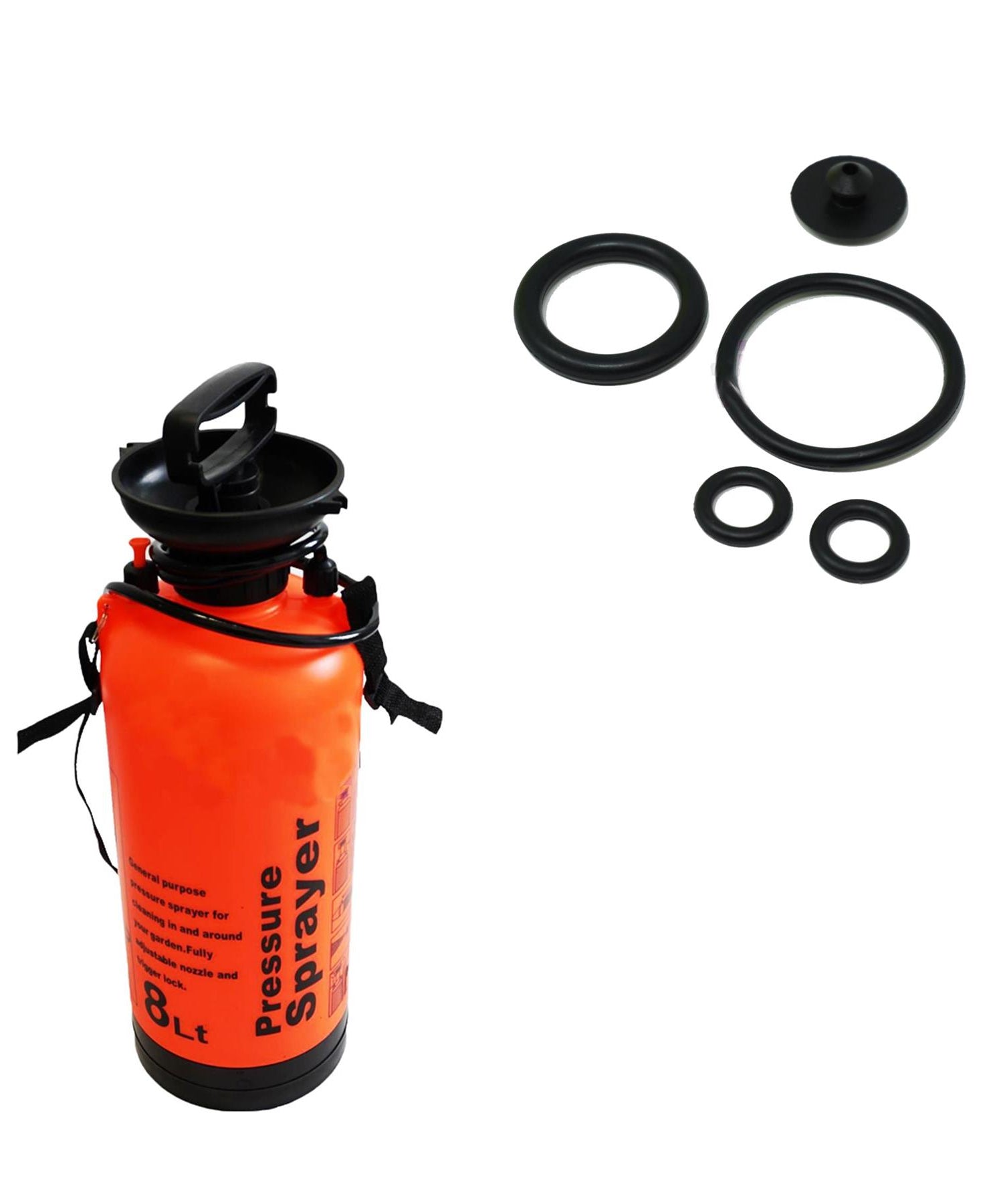 Garden High Pressure Sprayer 8L Knapsack Chemical Weed Killer Fence Water Pump