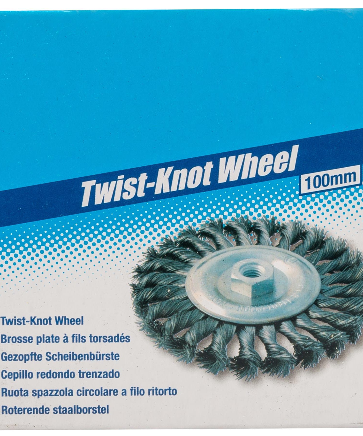 Twist Knot Wire Wheel Brush 115mm 125mm Steel Rust Scale Removal Slag by Dapetz