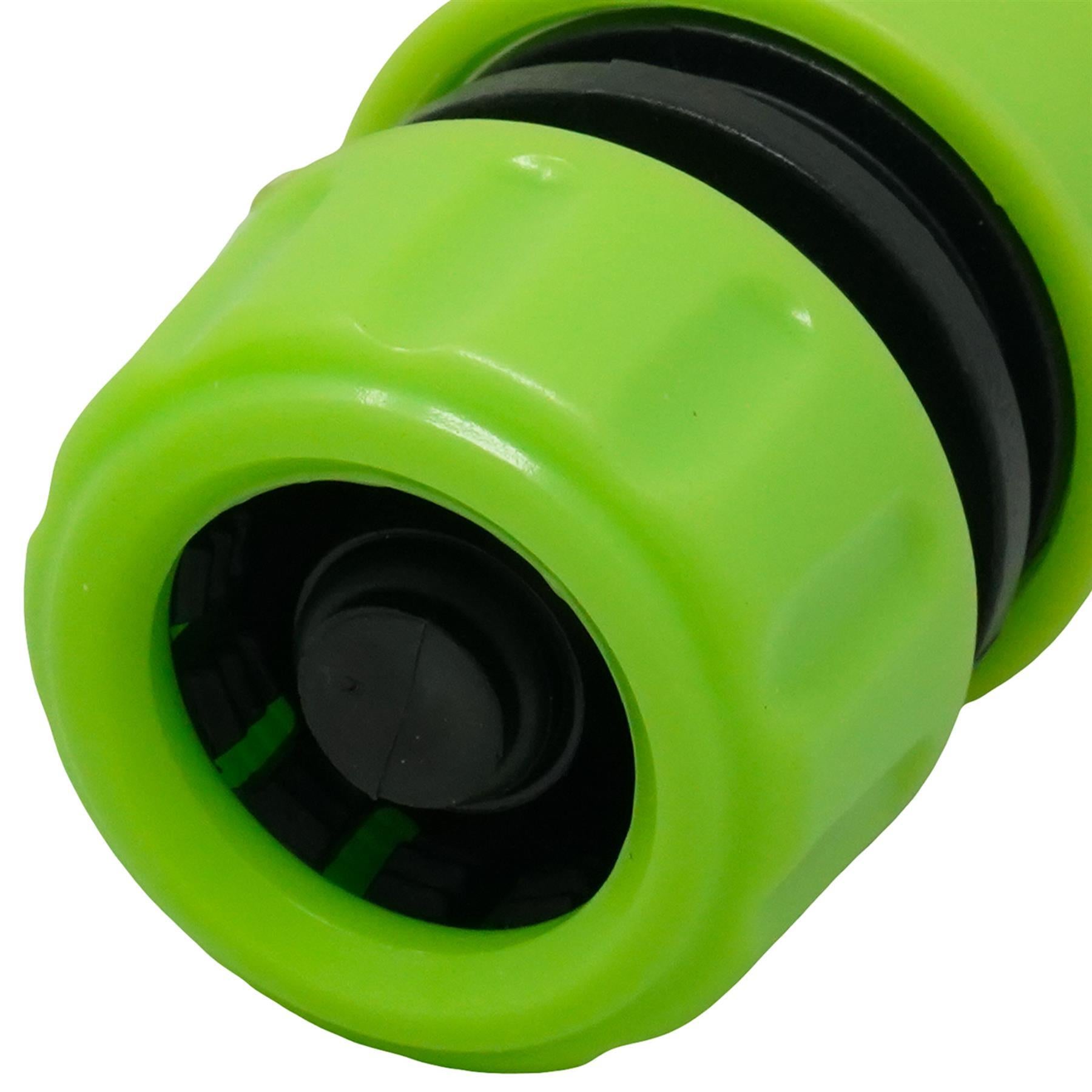 2x Garden Hose Pipe2x Garden Hose Pipe Connectors Connectors 1/2" Water Stop Fitting Quick Release Set