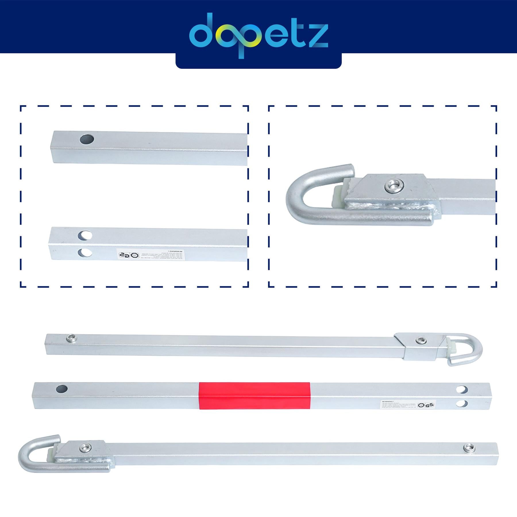 2 Ton 2000kg Towpole Car Van Recovery Towing Bar+ Damper Spring + Bag by Dapetz