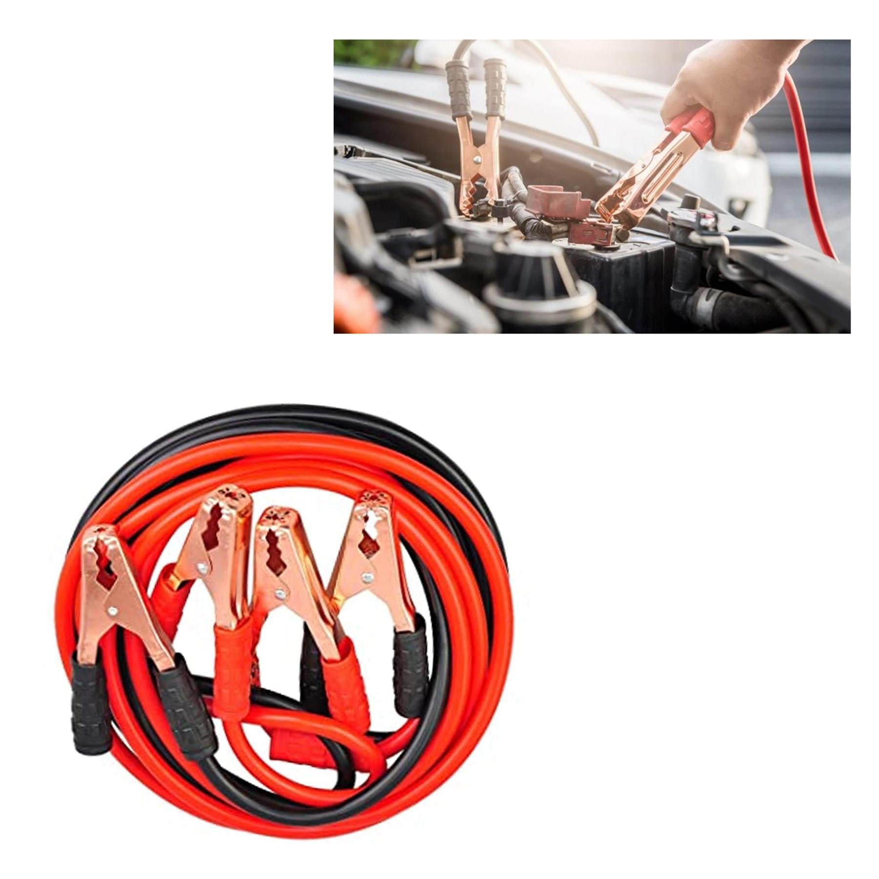 3 Meter 1200Amp Jump Leads | Heavy Duty Booster Cables for Car, Van, Truck by Dapetz