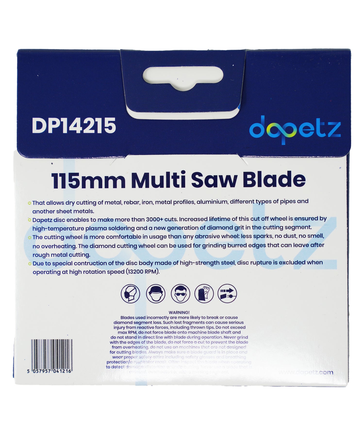 Multi Purpose Saw Metal, Steel Porcelain Cutting Blade Smooth Precise 115mm