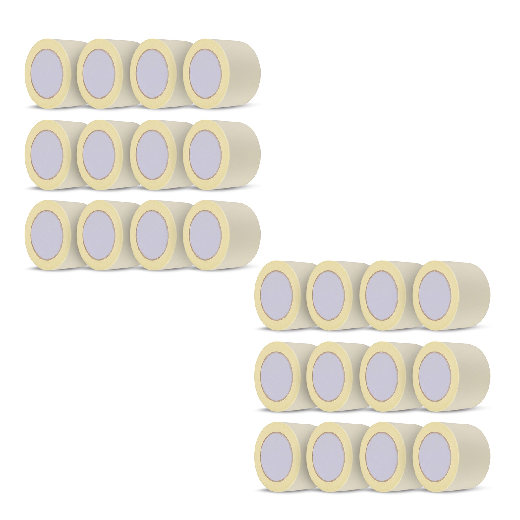 24 Rolls Masking Tape 75mmx50m Multi Purpose Paint Decorate Craft Low Tack DIY By Dapetz