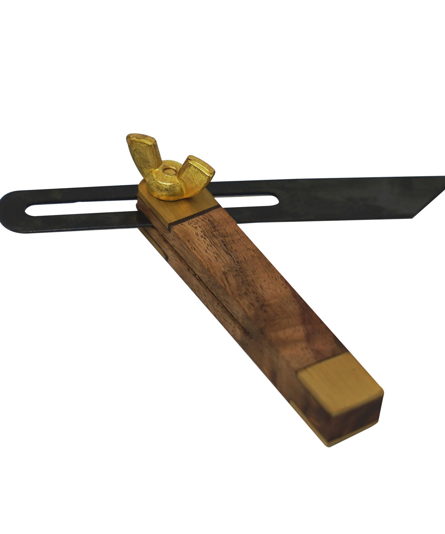 100mm Mini Adjustable Bevel Carpentry Miniature Tools With Solid Brass End Cap by Dapetz