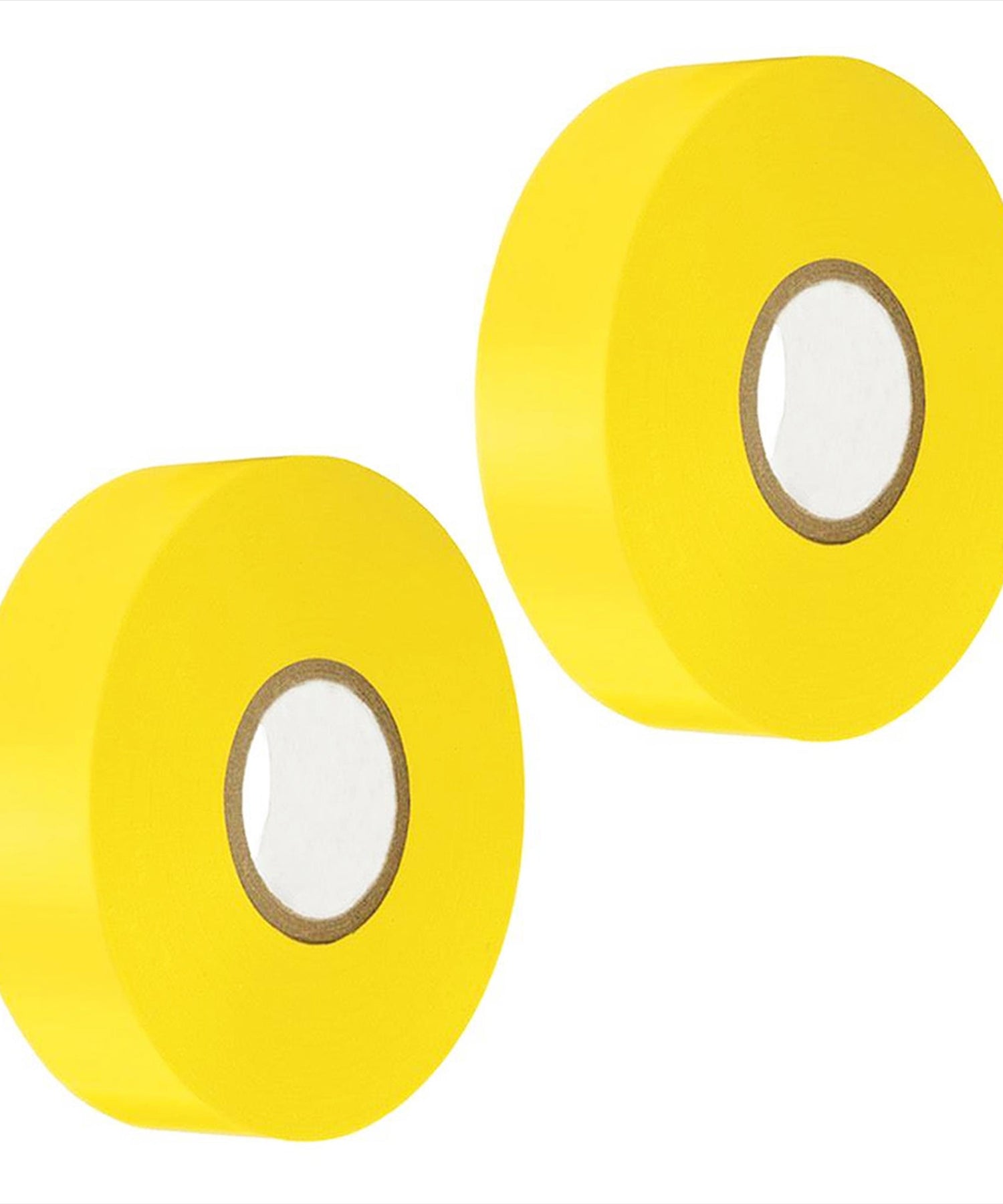 (Pack of 2) Electrical Pvc Insulation Insulating Tape 22m Flame Retardant Rolls Yellow 19mm X 33m by Daptez