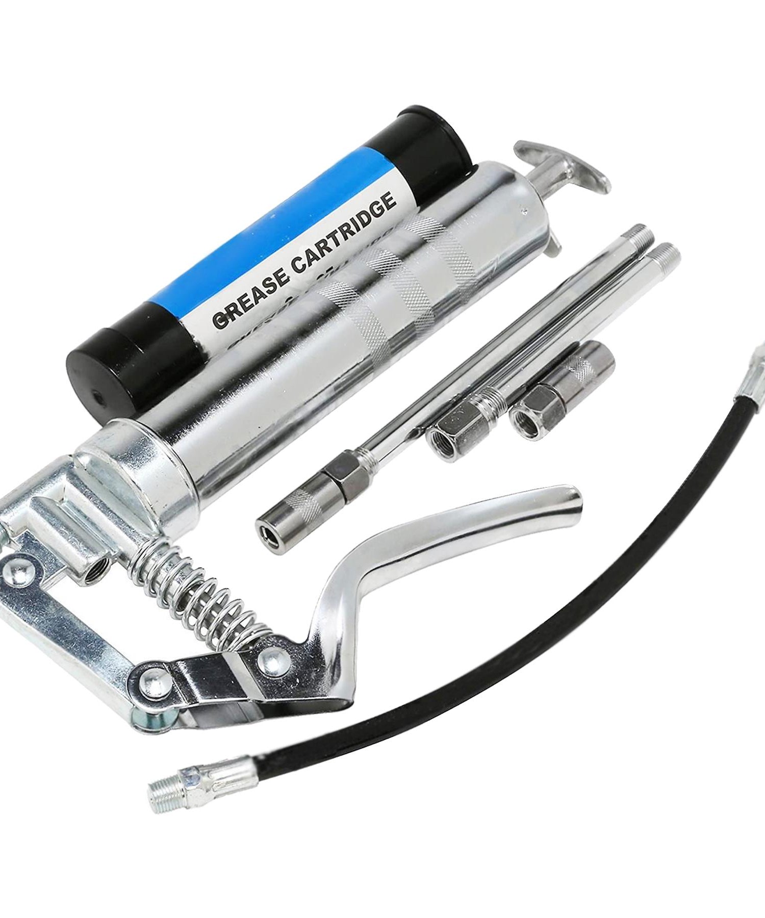 Manual Grease Gun Lever Pistol Grip 120cc Cartridge Type Flexi Hose By Dapetz