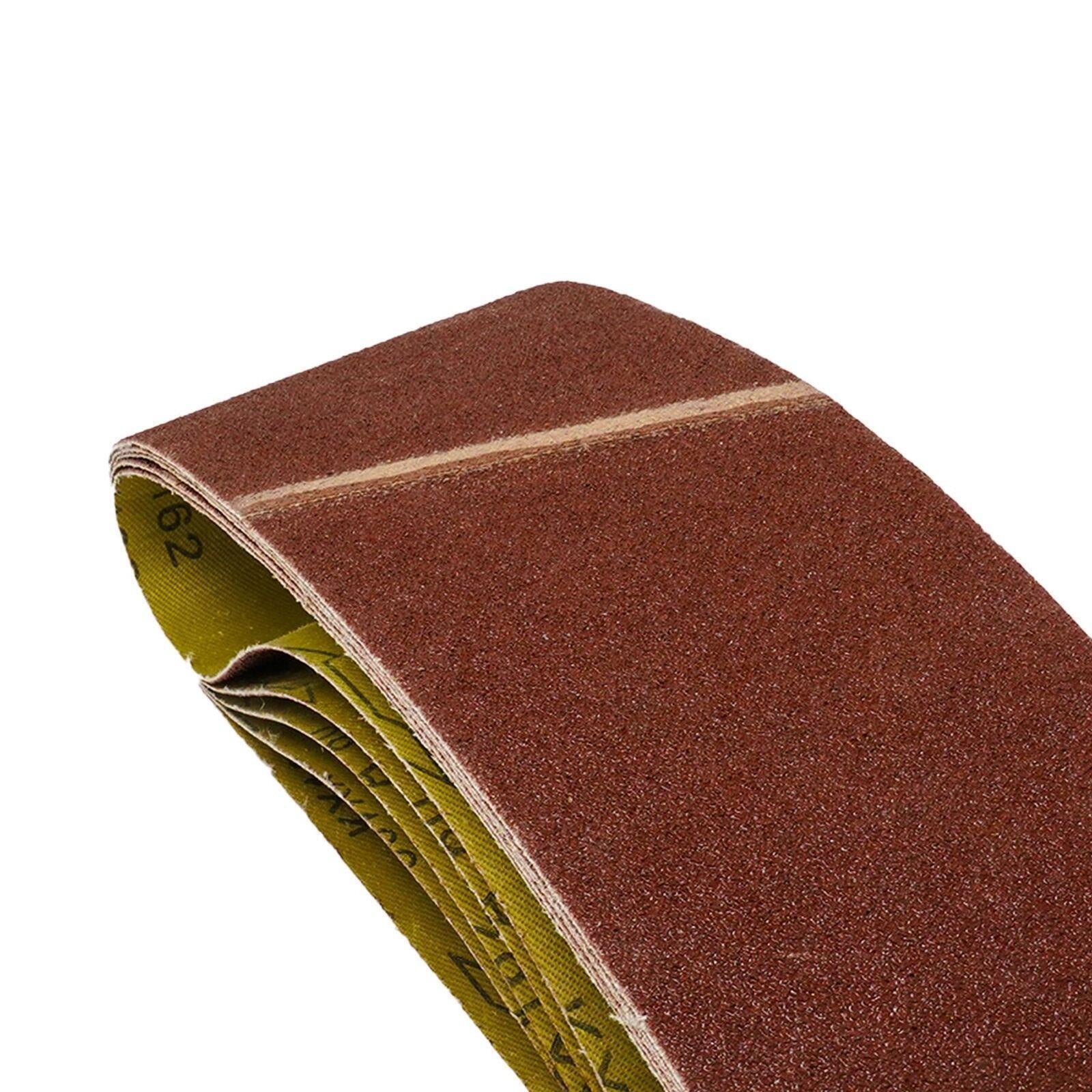 20 X New 100 X 610mm 80 Grit Medium Sander Sanding Belts With Extra Top-Skive