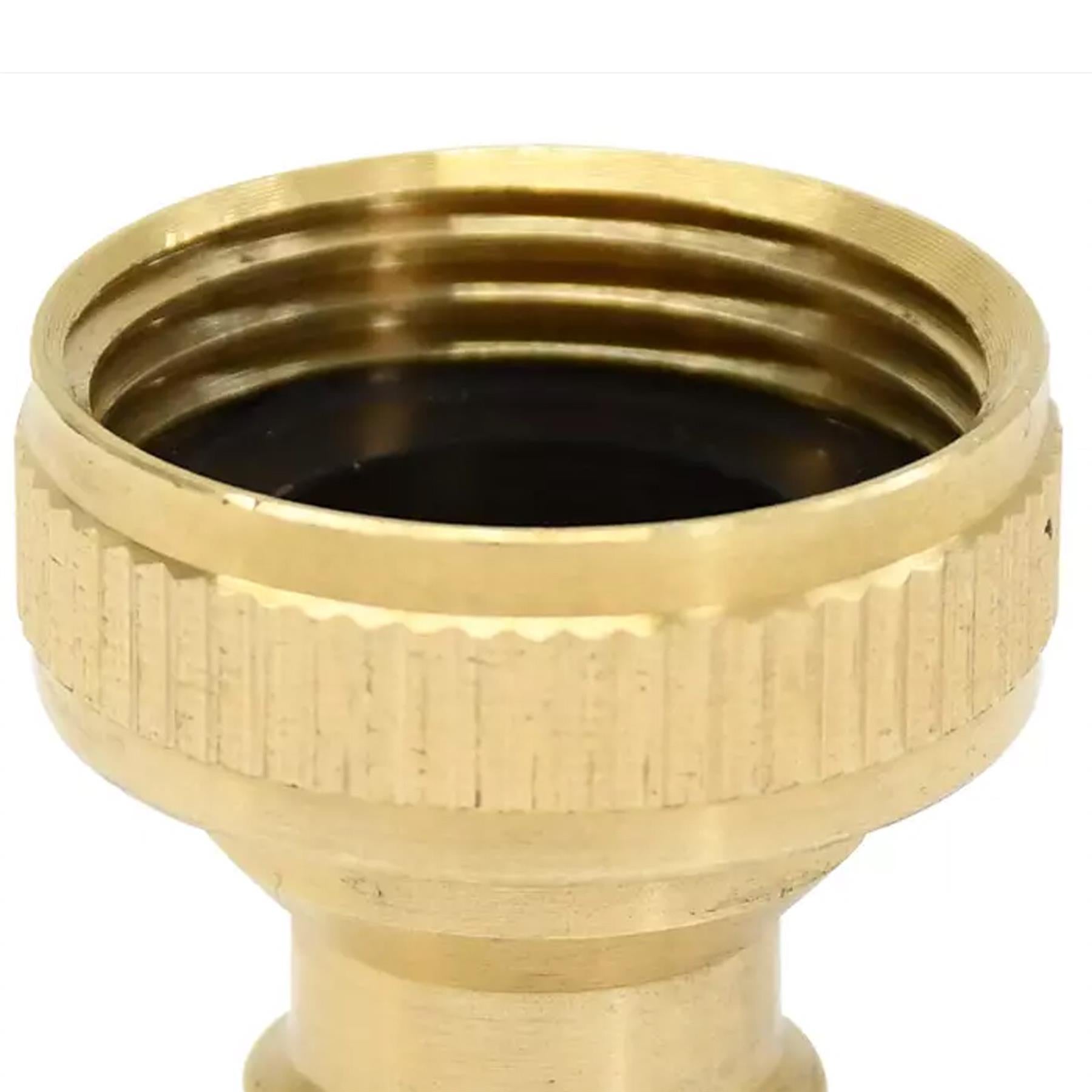 Hose Pipe Valve Splitter Connector Adaptor Brass 2 Quick Connector Set By Dapetz